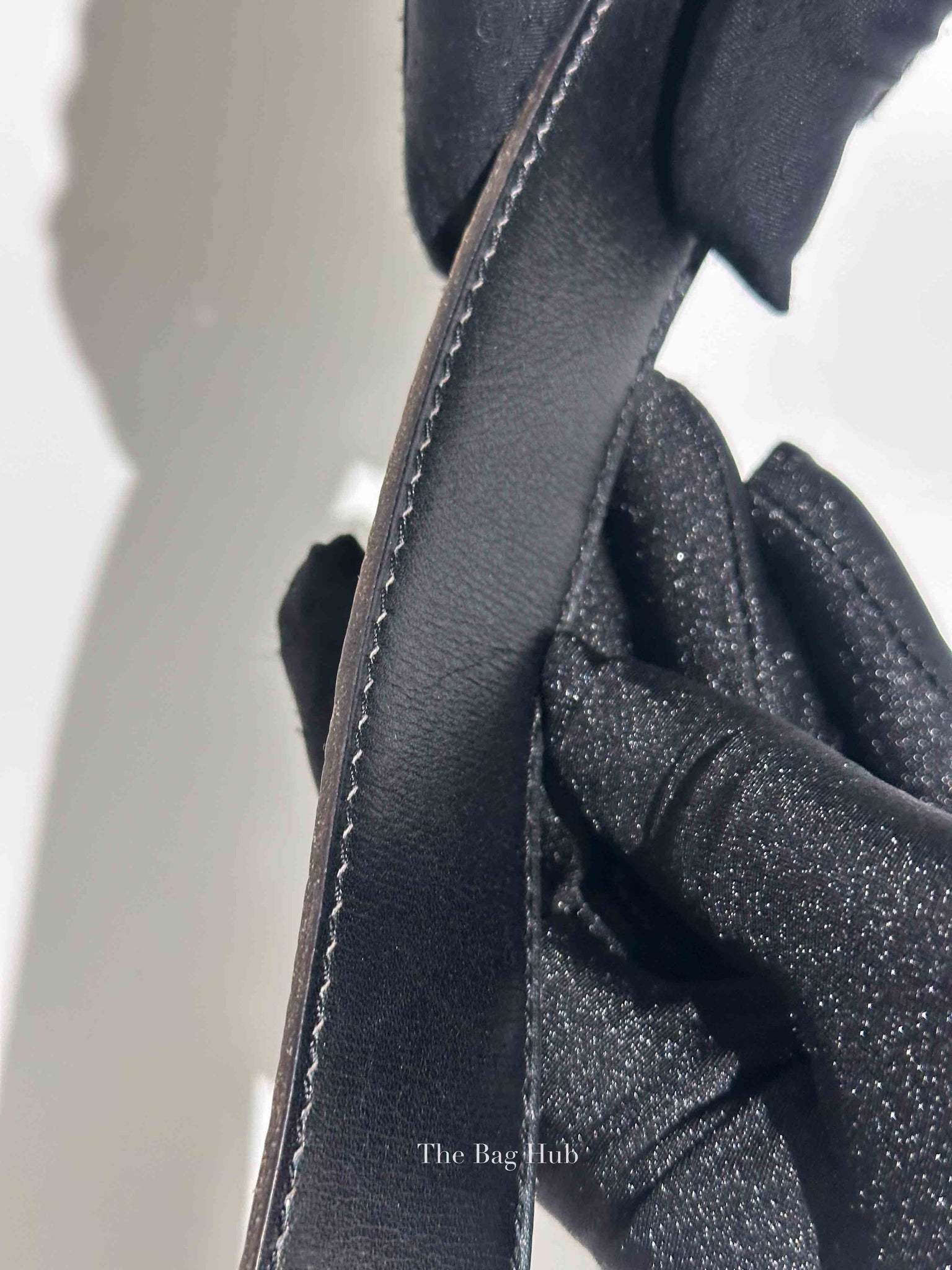 Hermes Noir/Gold Togo/Calfskin Reversible Belt Strap Size 85