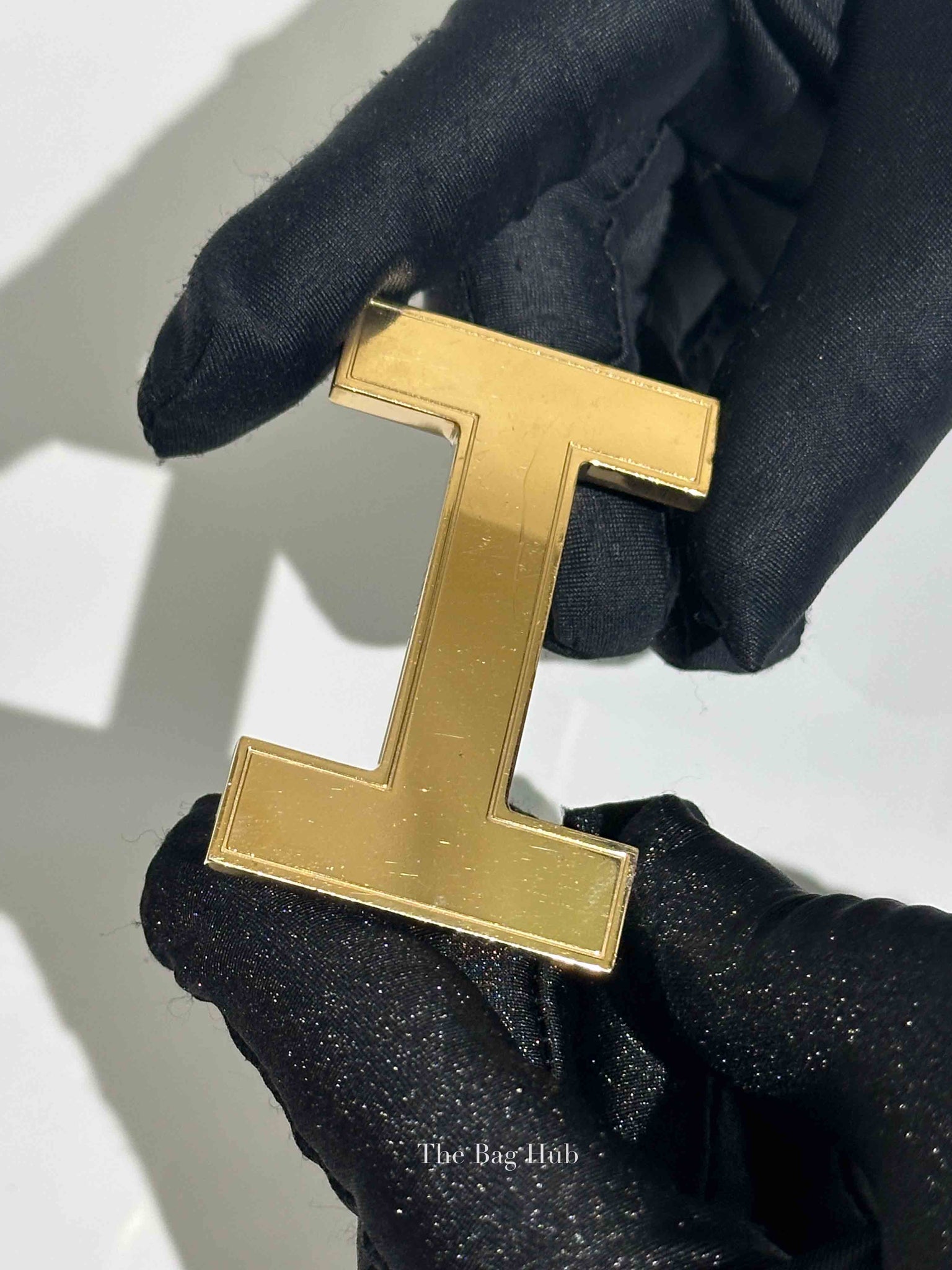 Hermes Gold Metal H Buckle Belt