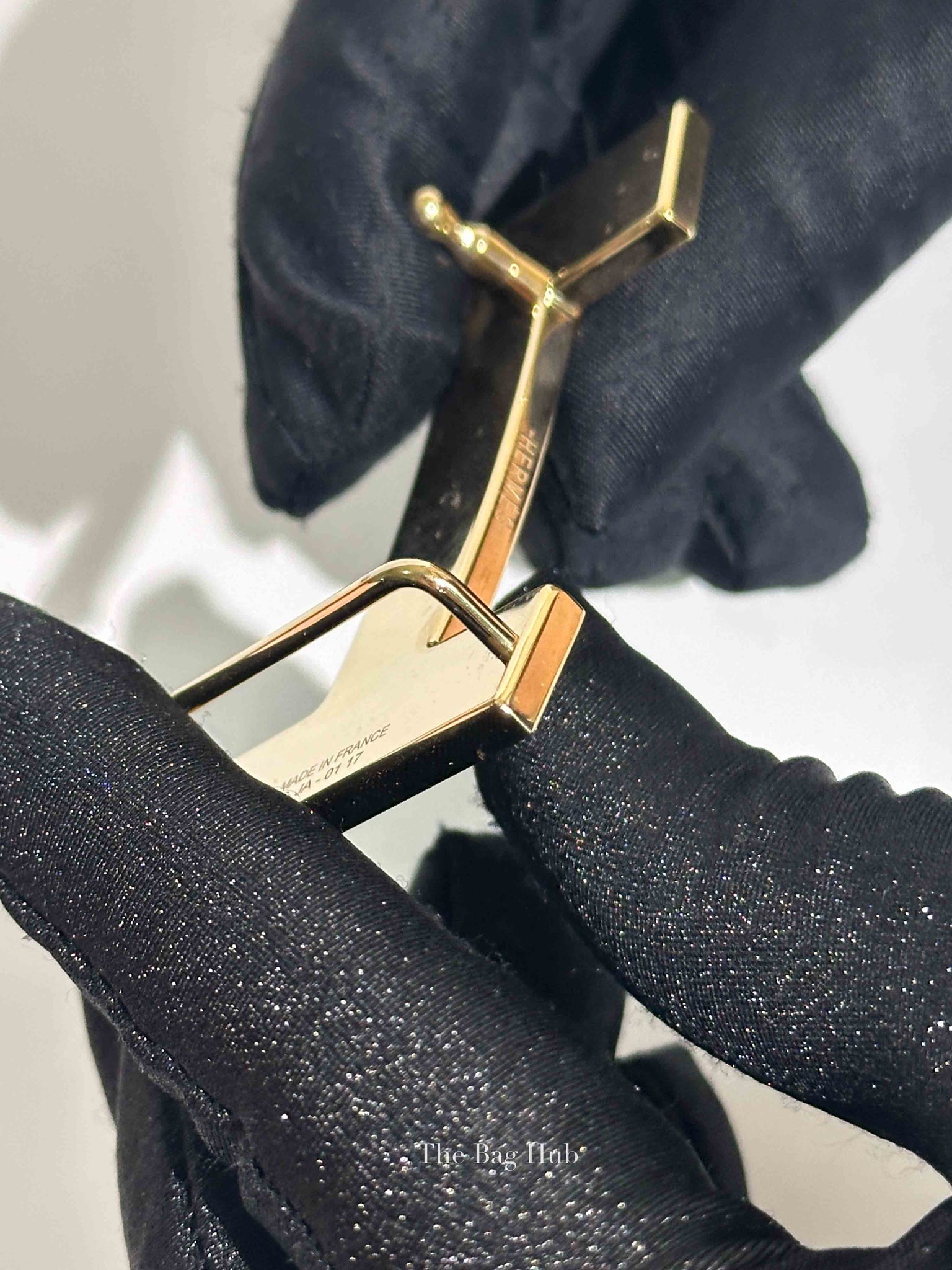 Hermes Gold Metal H Buckle Belt