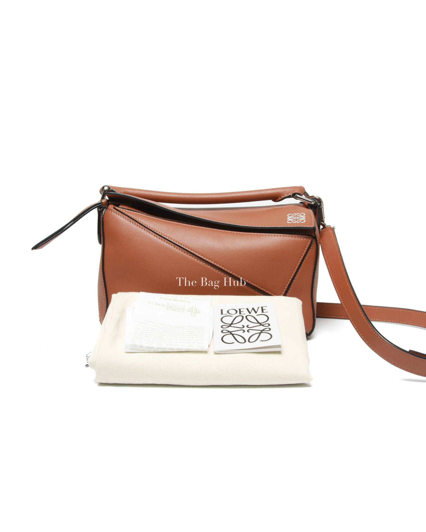 Loewe Tan Leather Small Puzzle Bag