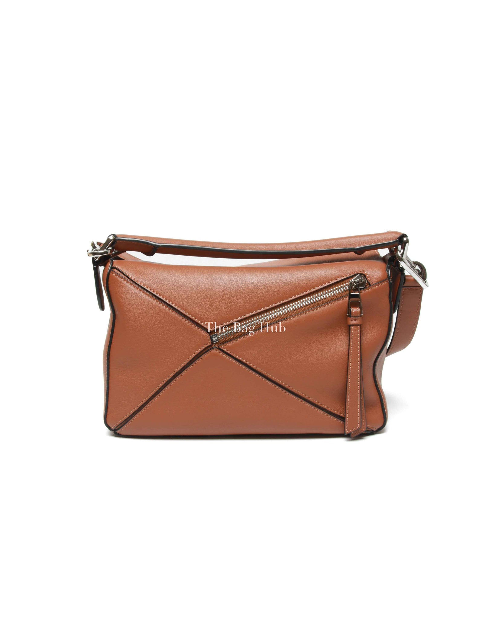 Loewe Tan Leather Small Puzzle Bag