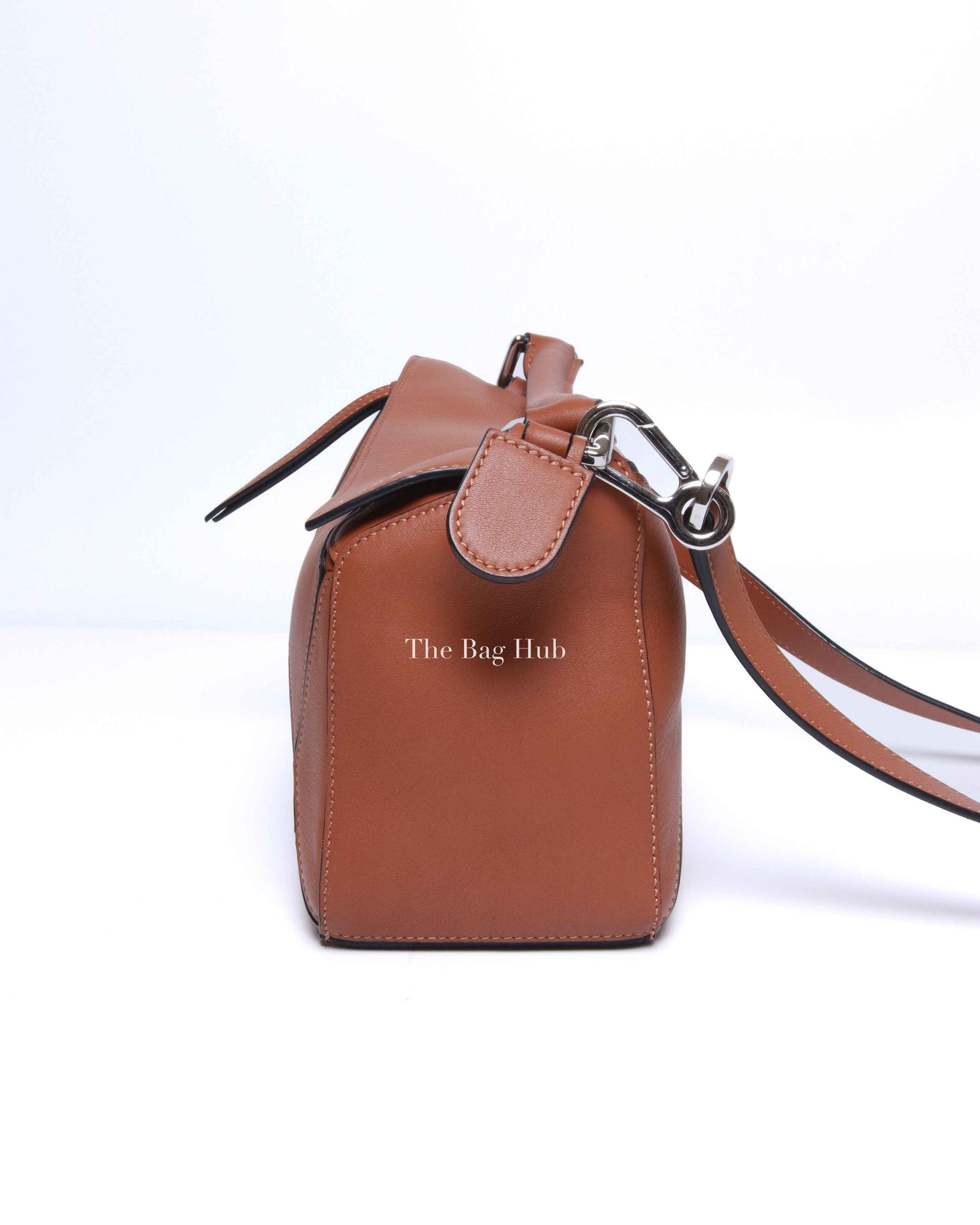 Loewe Tan Leather Small Puzzle Bag