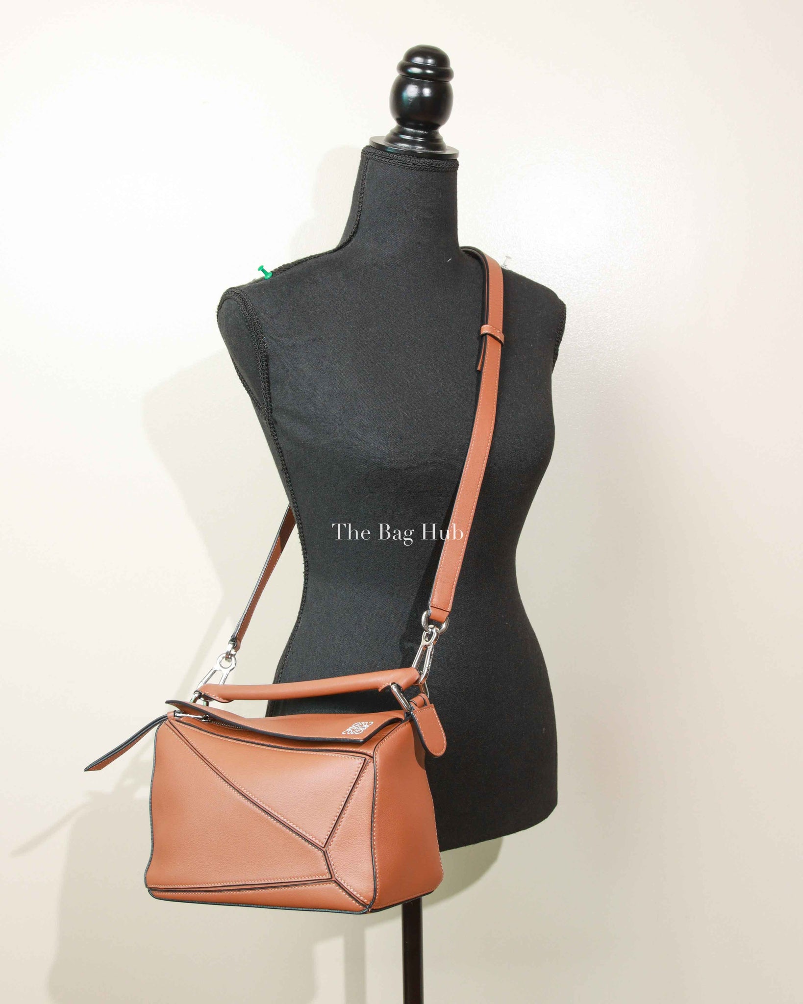 Loewe Tan Leather Small Puzzle Bag