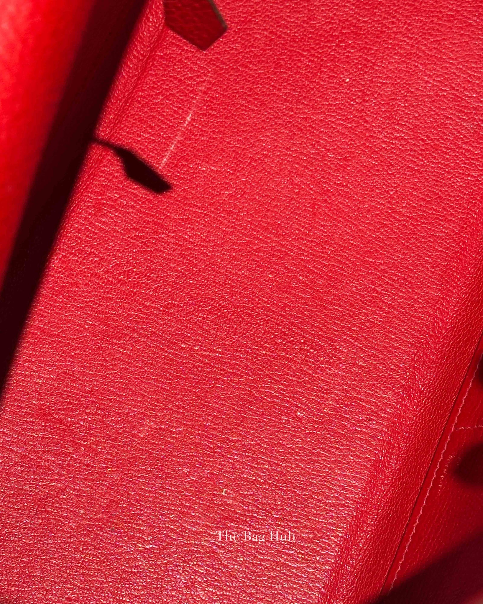 Hermes Rose Jaipur Leather Kelly 35 Bag PHW w/ Twilly w/o Strap