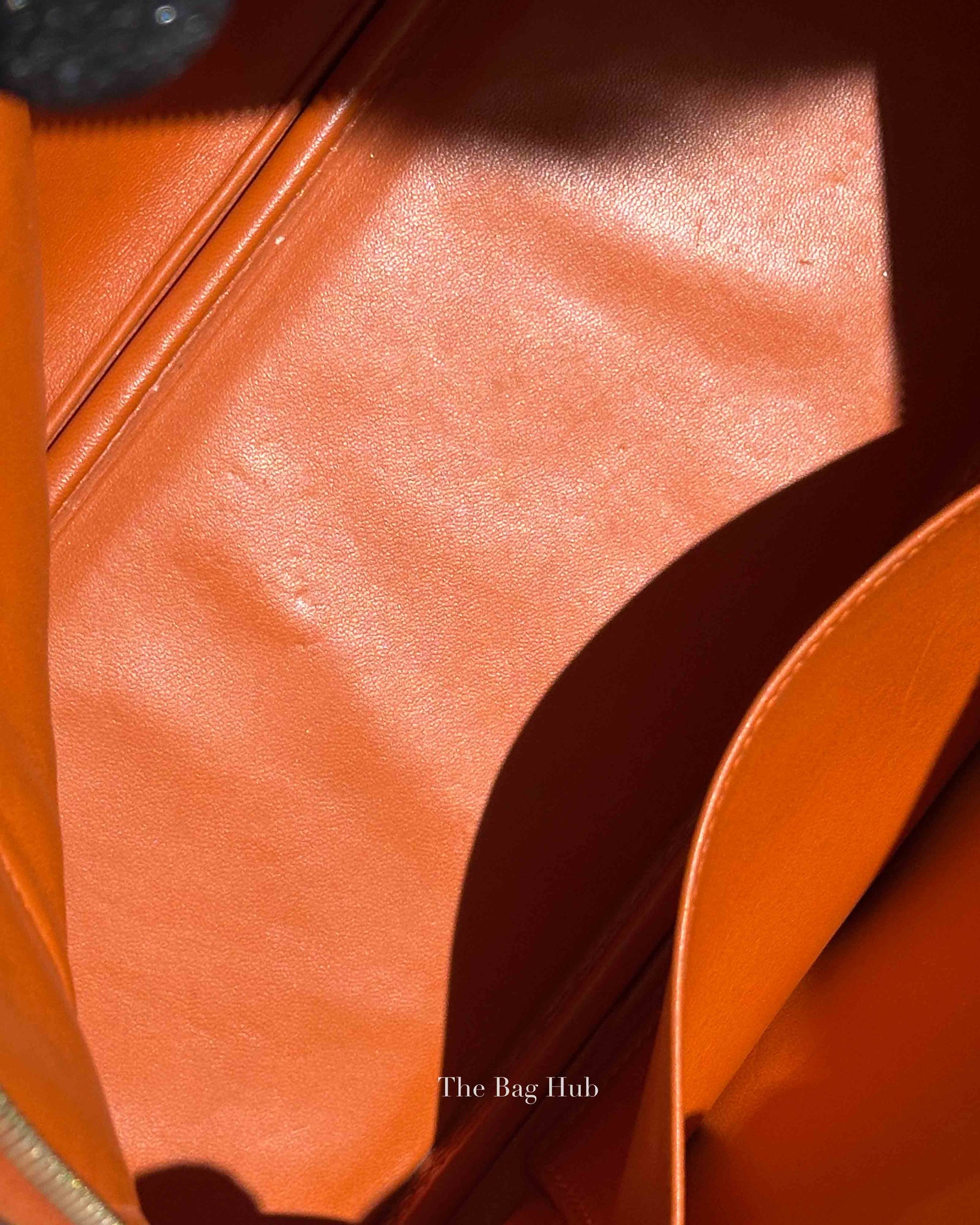 Hermes Orange Taurillon Clemence Bolide 31 Bag GHW