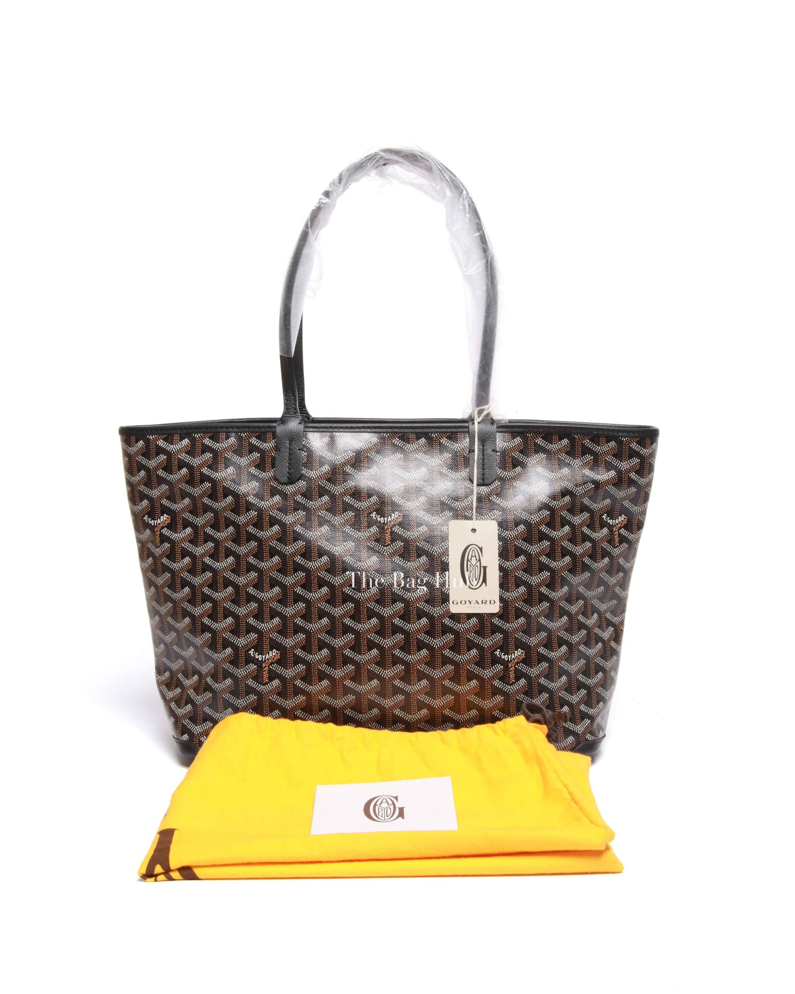 Goyard Black Canvas Artois PM Tote Bag
