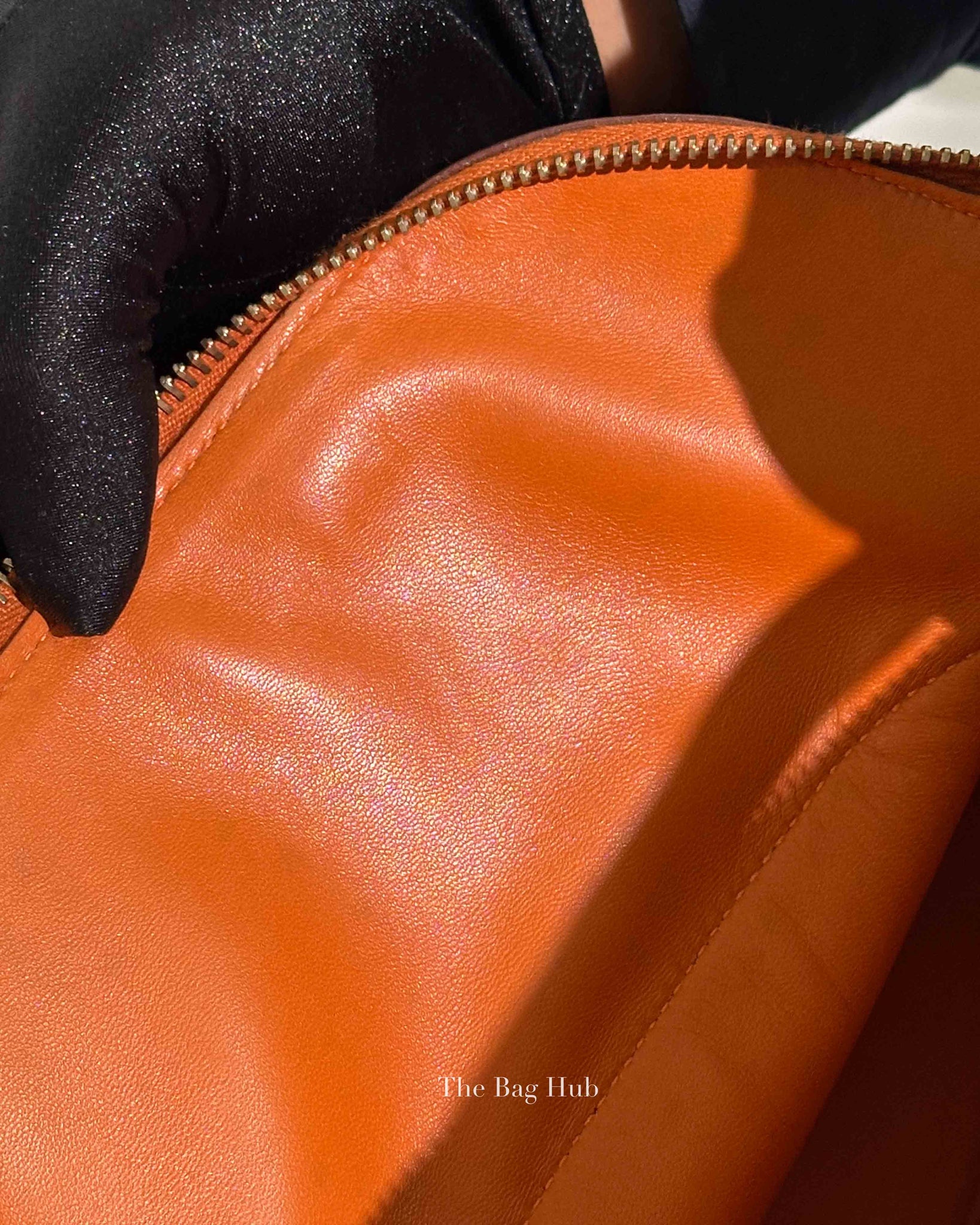 Hermes Orange Taurillon Clemence Bolide 31 Bag GHW