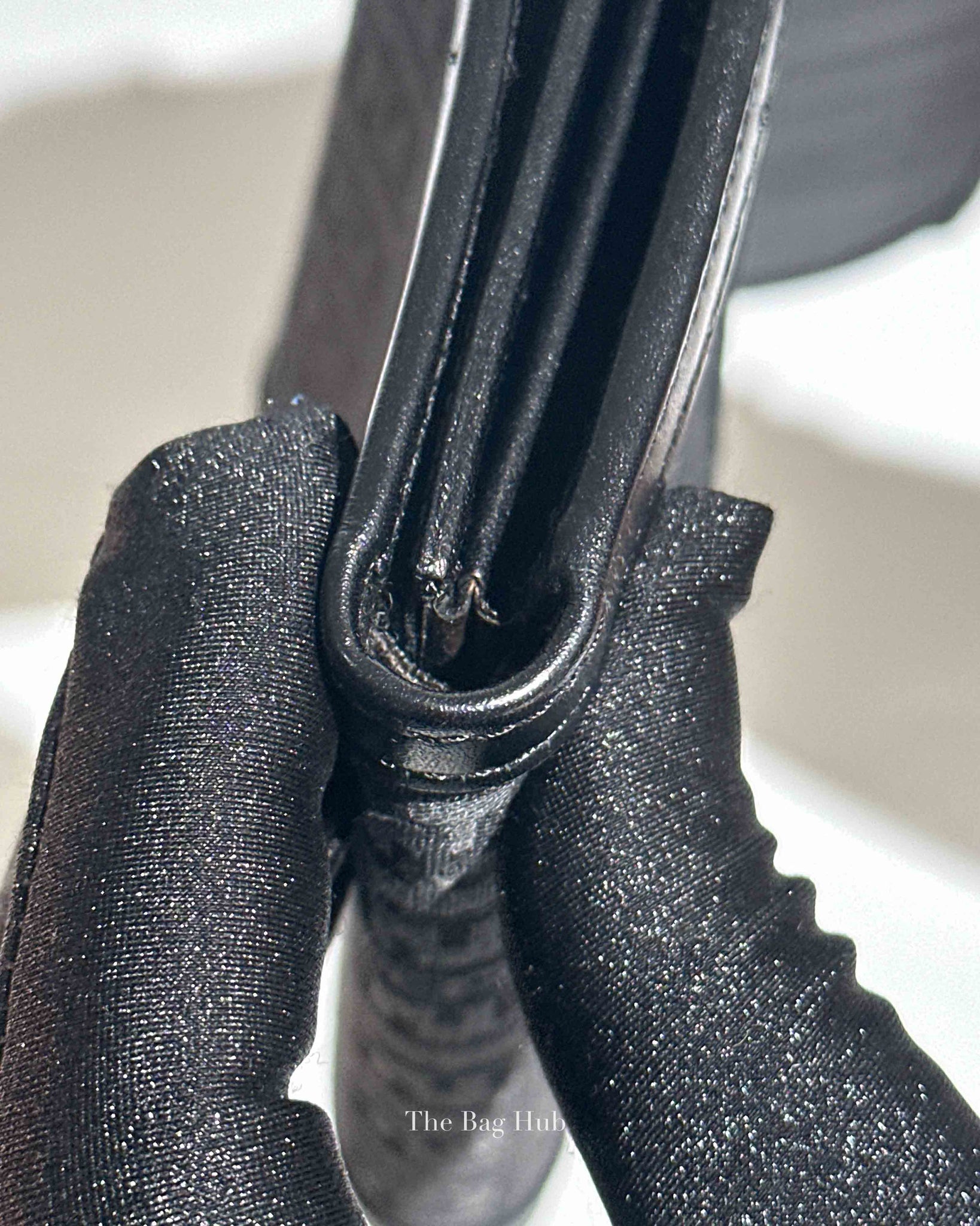 Fendi Black Zucchino Canvas and Leather Continental Wallet