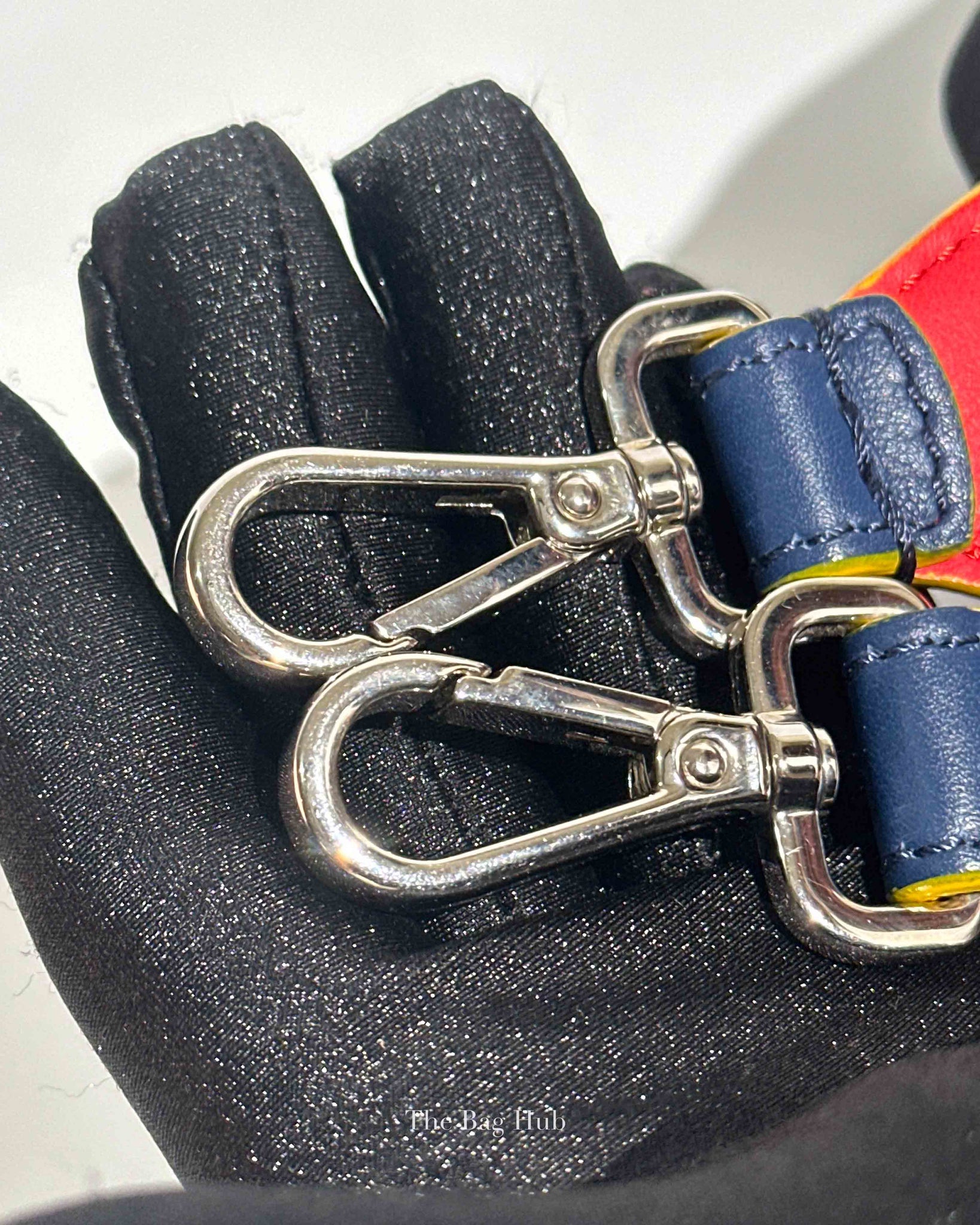 Fendi Multicolor Leather You Flower Shoulder Strap