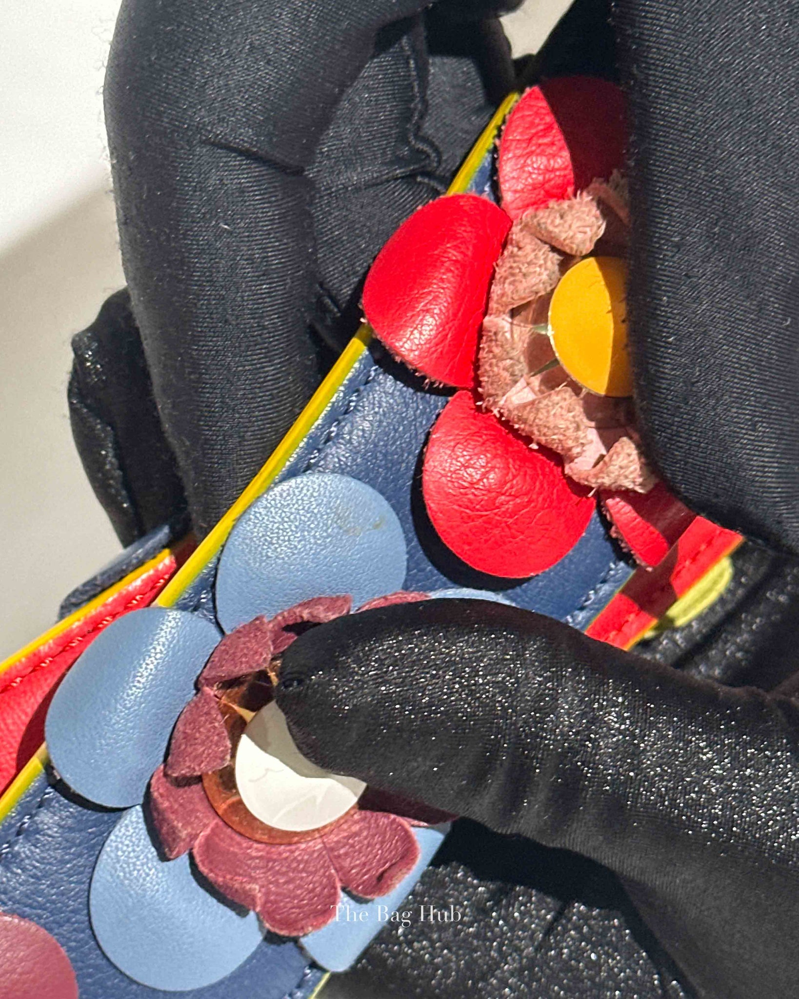 Fendi Multicolor Leather You Flower Shoulder Strap