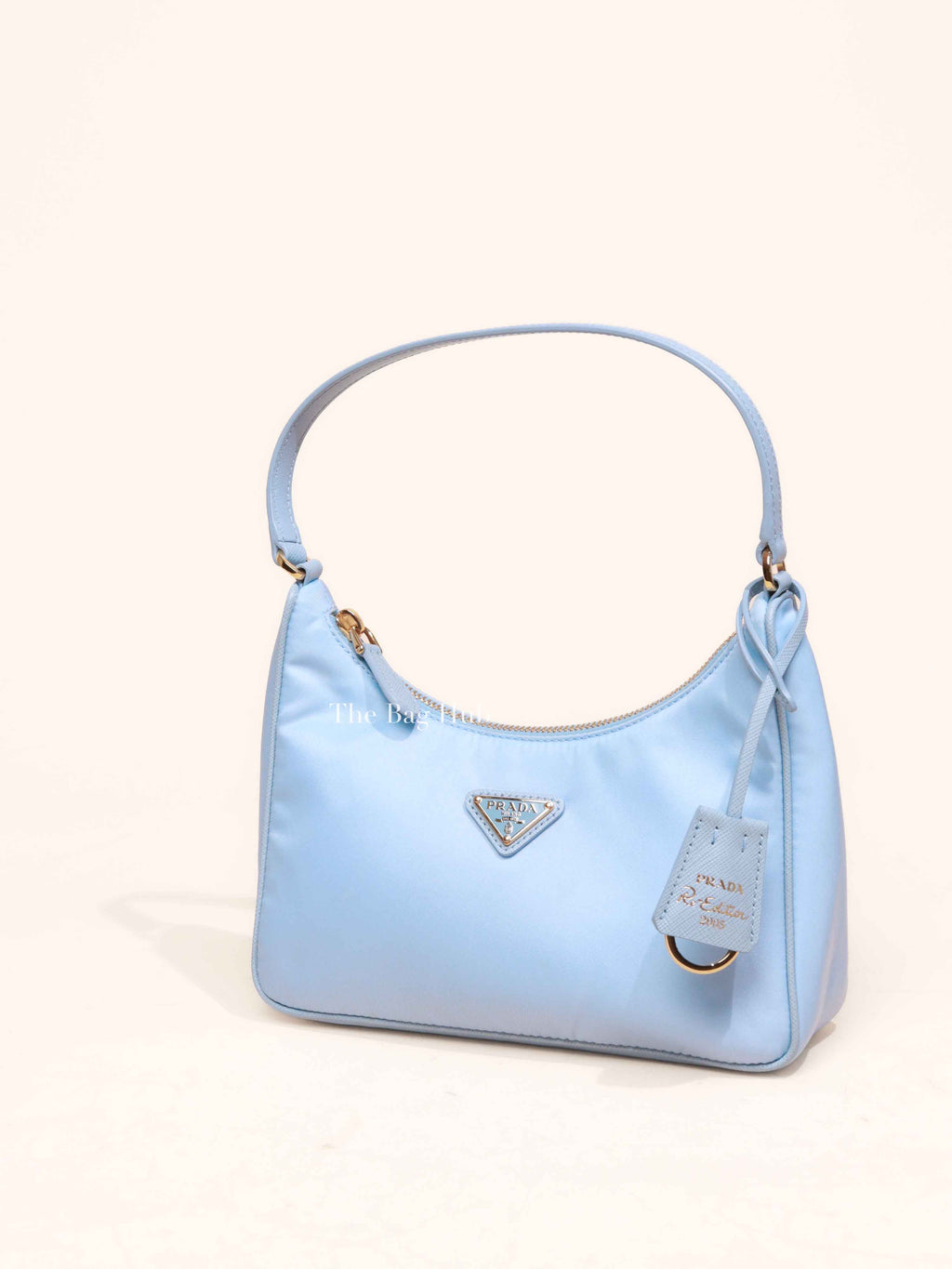 Prada Celeste 1 Tessuto/Saffiano Re-Edition 2005 Mini Bag 1NE204