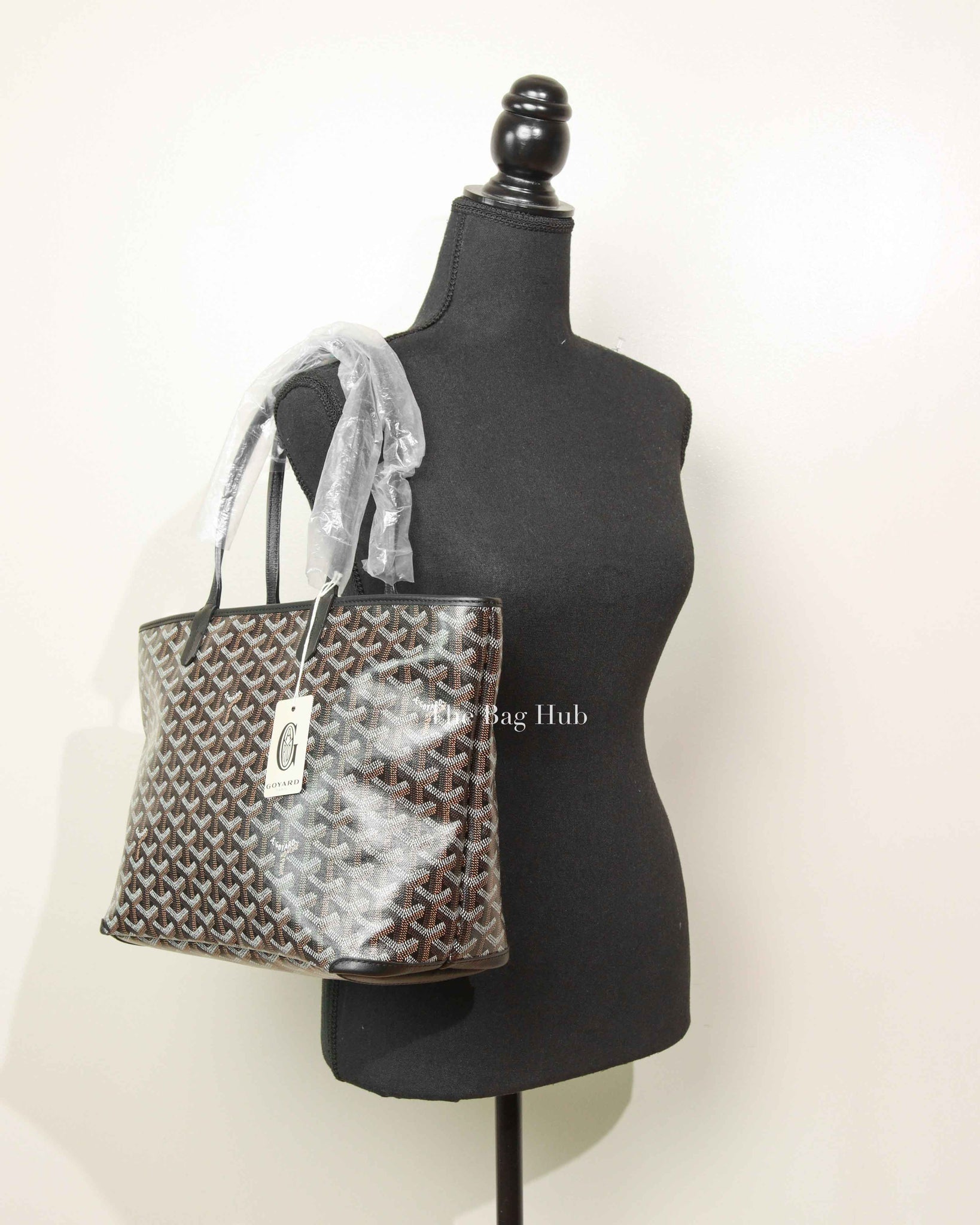 Goyard Black Canvas Artois PM Tote Bag
