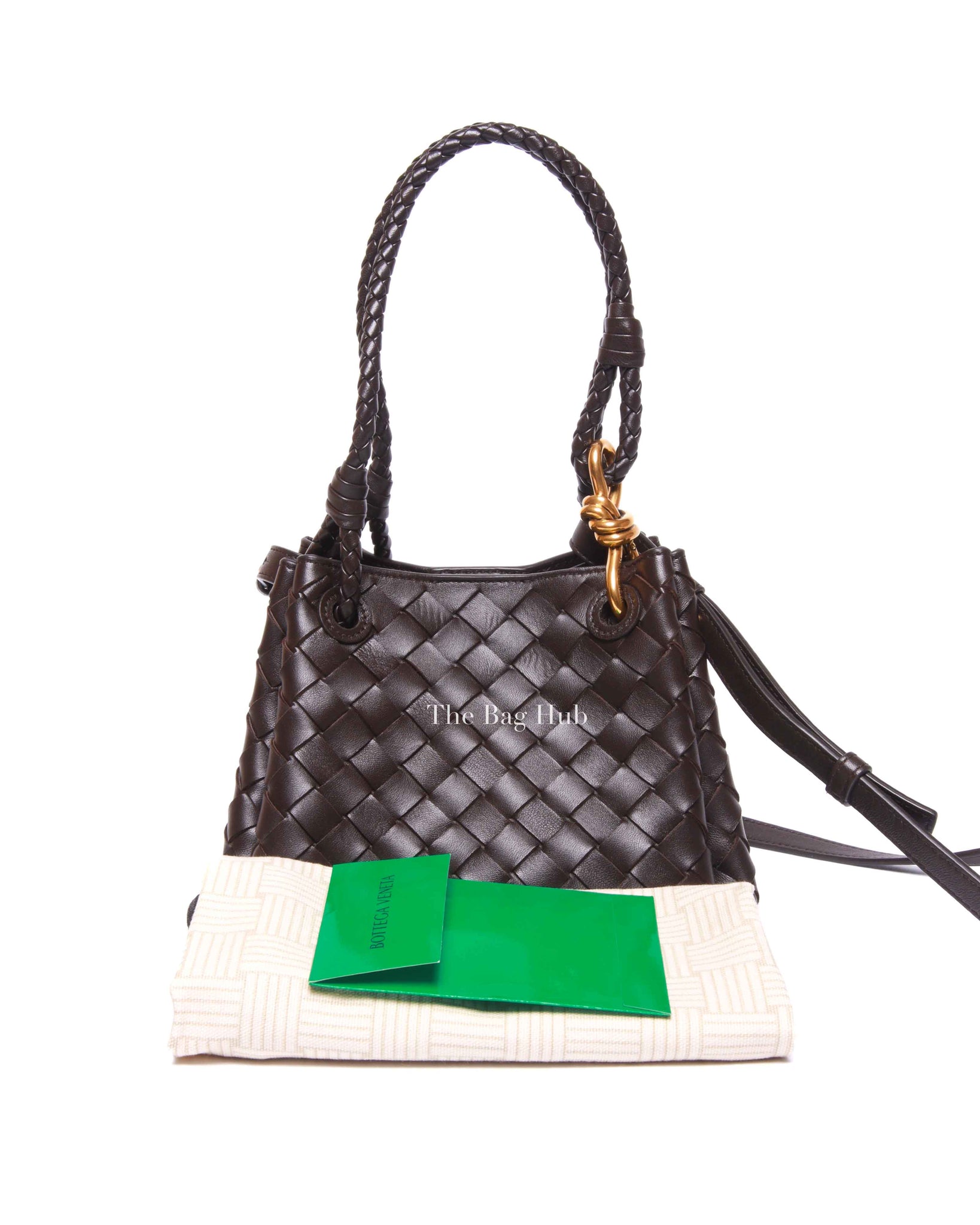 Bottega Veneta Fondant Nappa Intrecciato Small Parachute Bag
