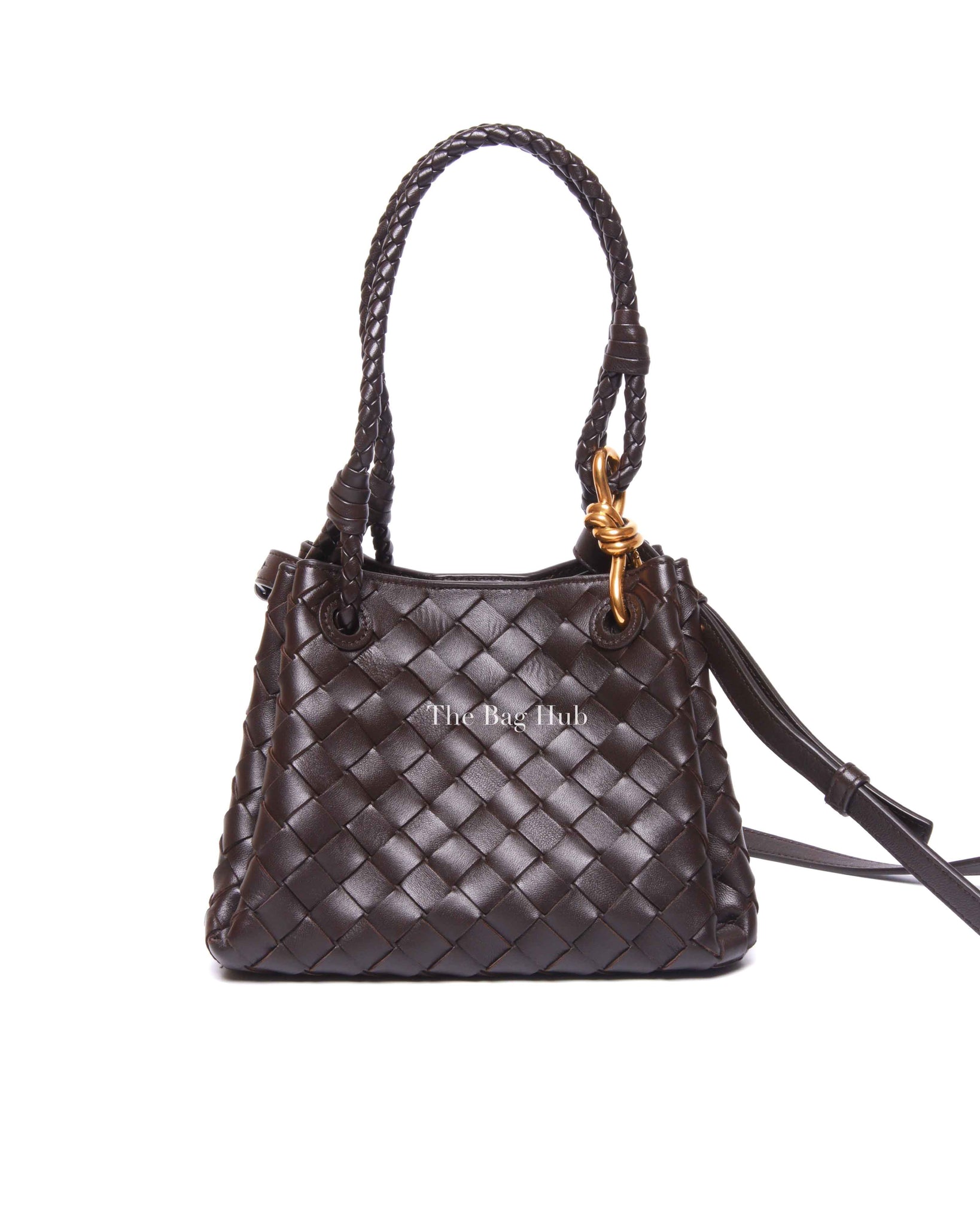 Bottega Veneta Fondant Nappa Intrecciato Small Parachute Bag