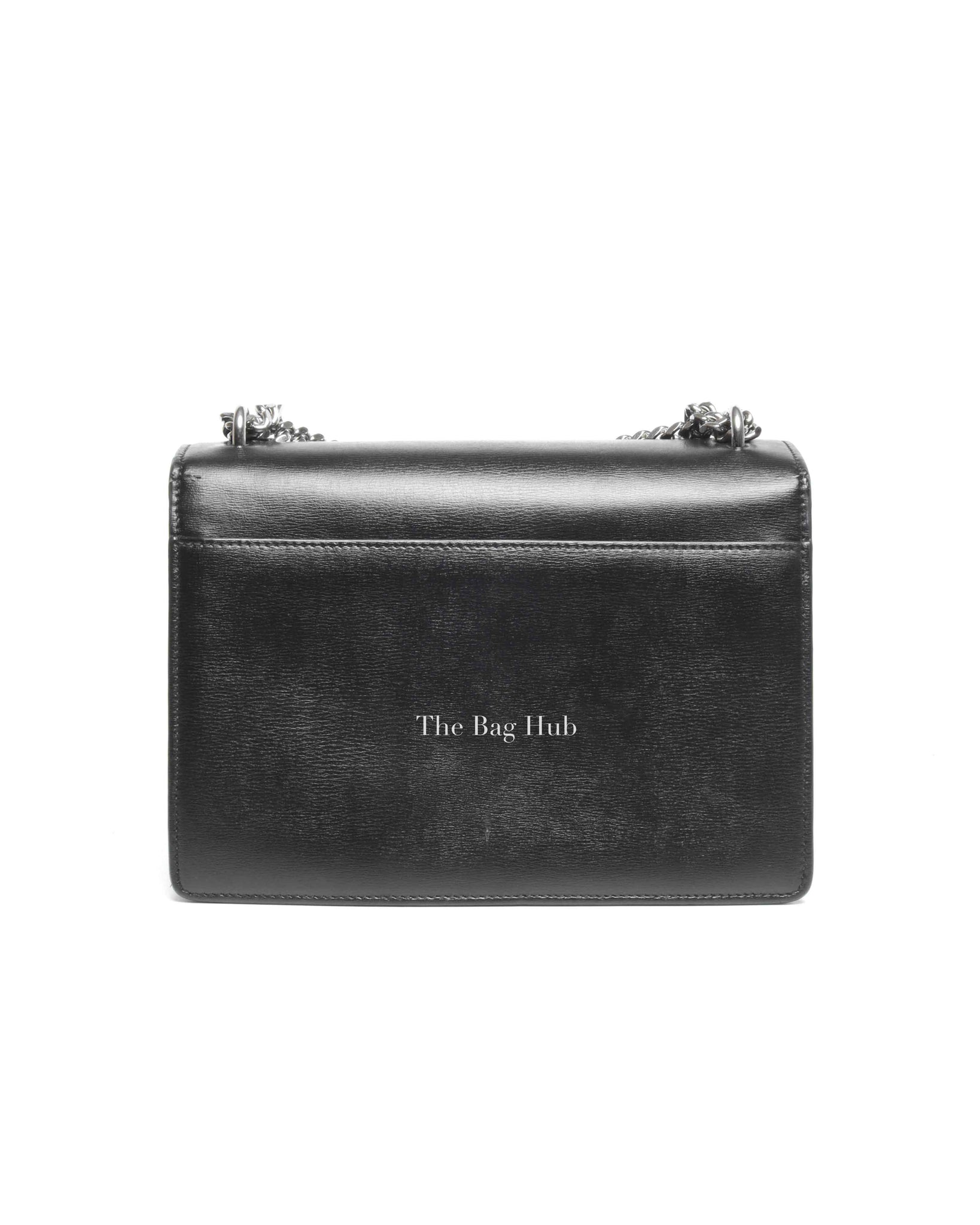 Saint Laurent Black Leather Medium Sunset Bag