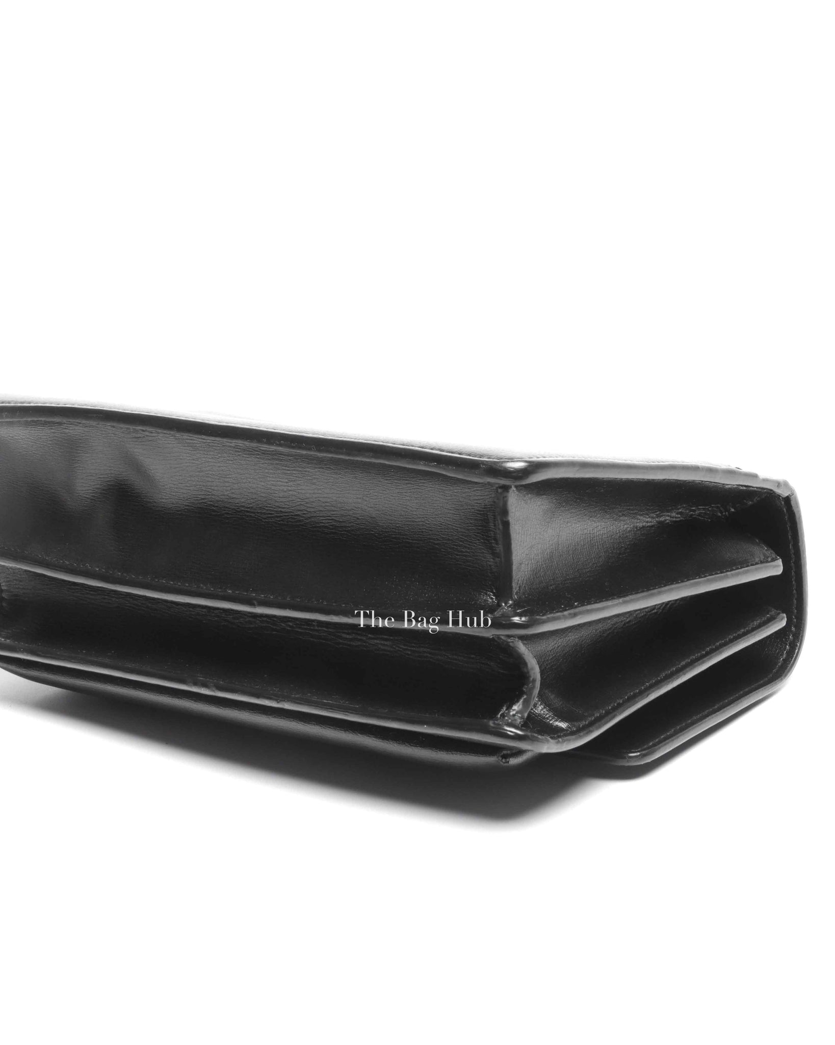 Saint Laurent Black Leather Medium Sunset Bag