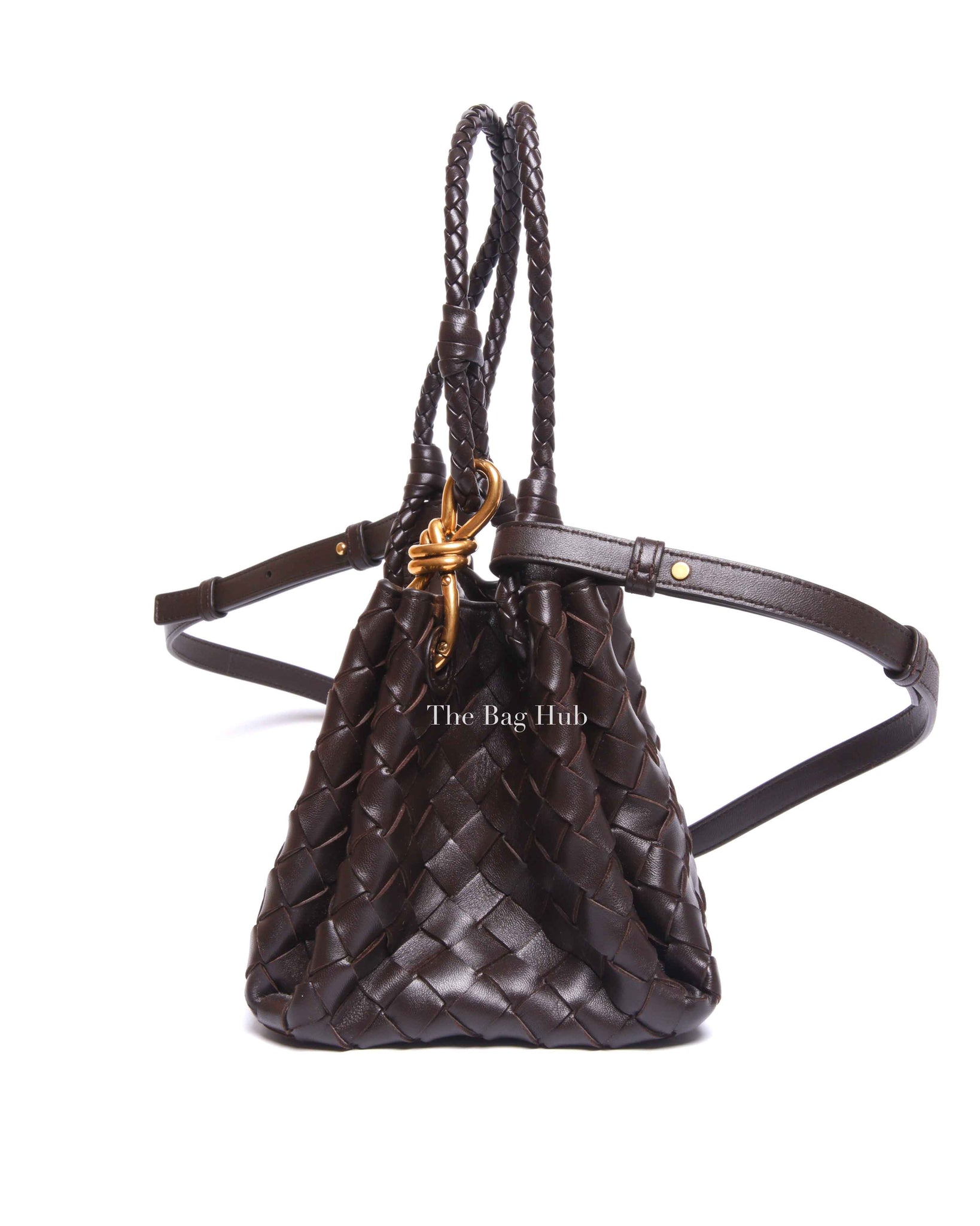 Bottega Veneta Fondant Nappa Intrecciato Small Parachute Bag