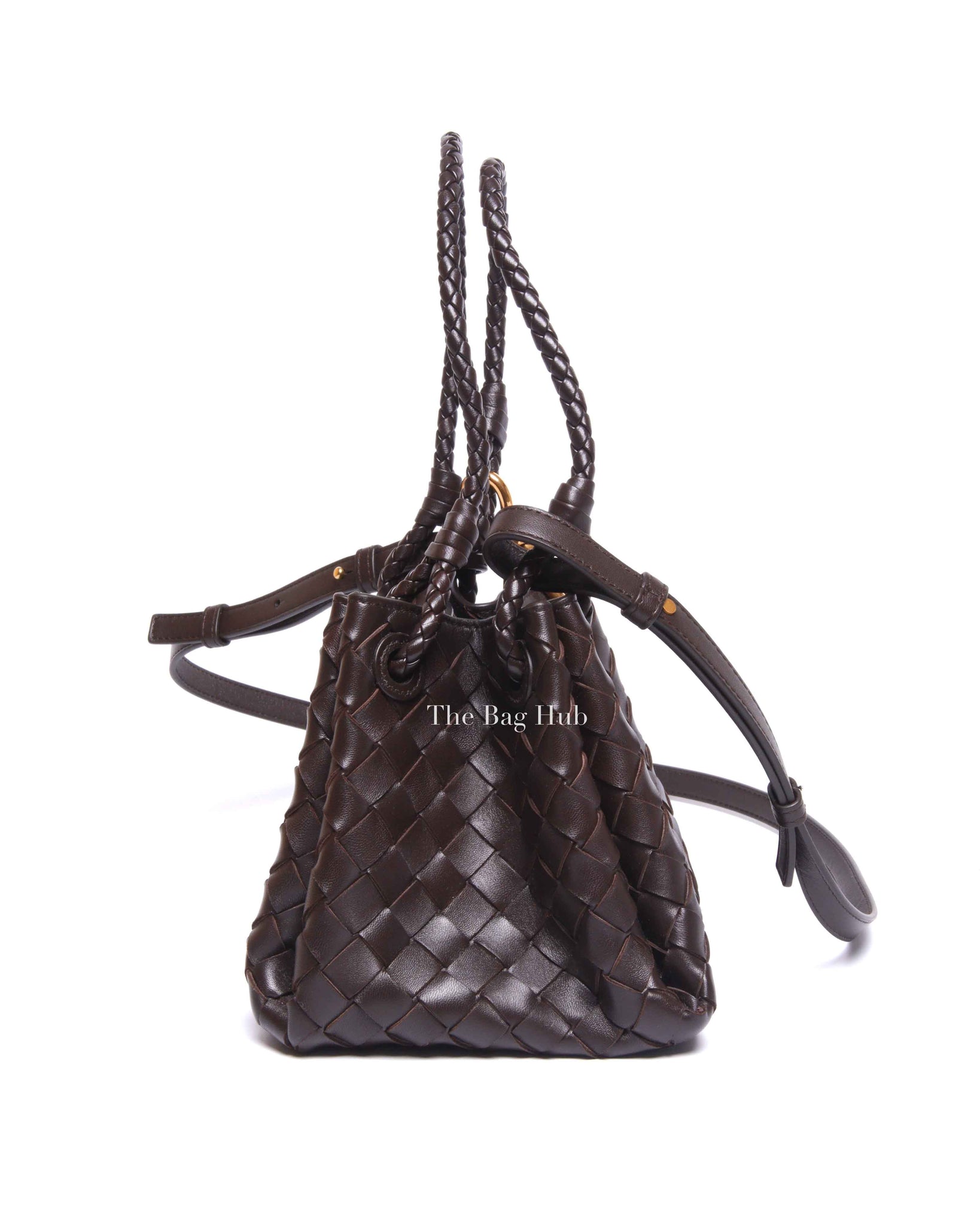 Bottega Veneta Fondant Nappa Intrecciato Small Parachute Bag