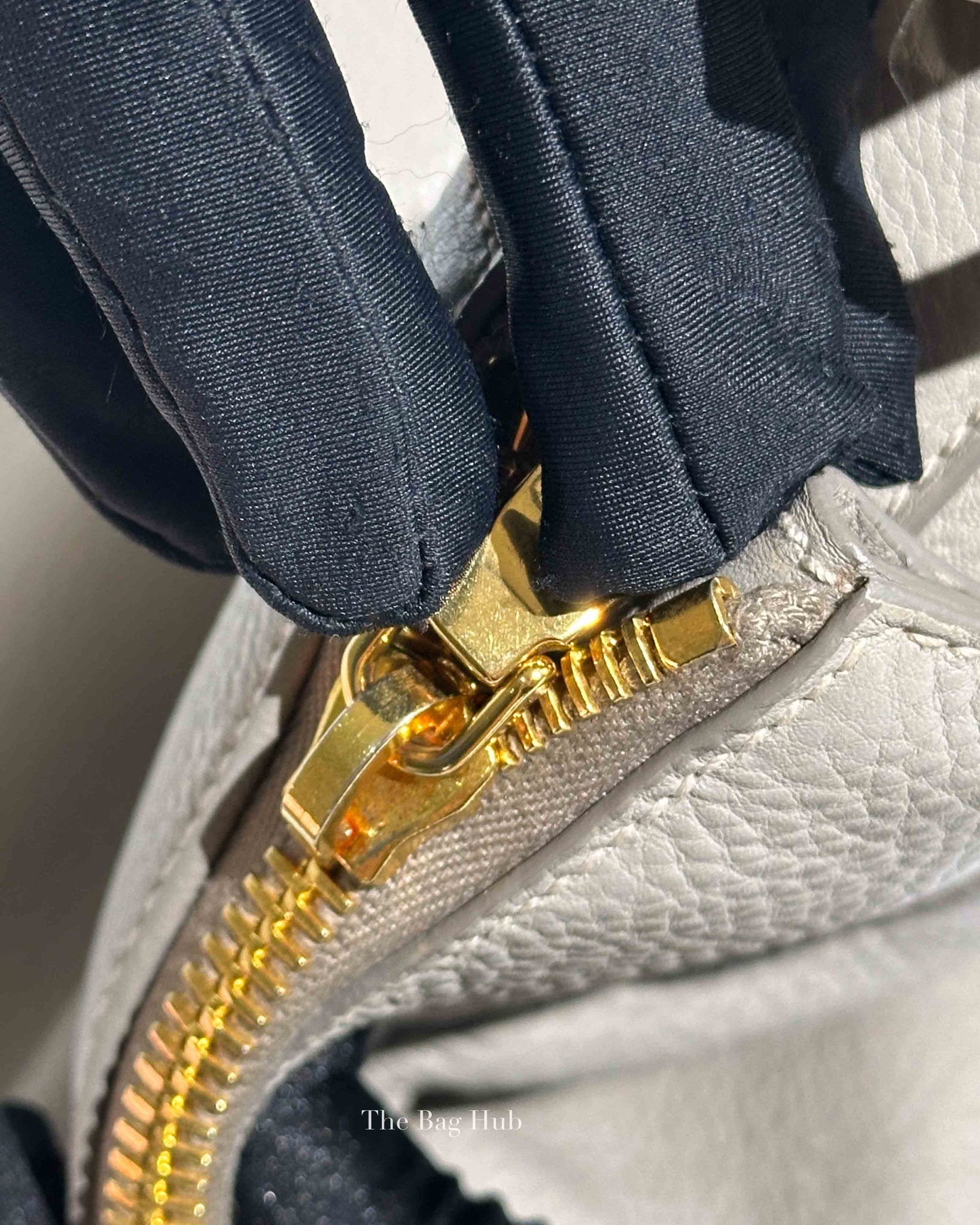 Prada Gray Vitello Daino Leather Double Zip Pocket Hobo Bag