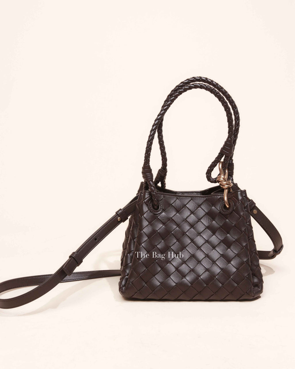 Bottega Veneta Fondant Nappa Intrecciato Small Parachute Bag
