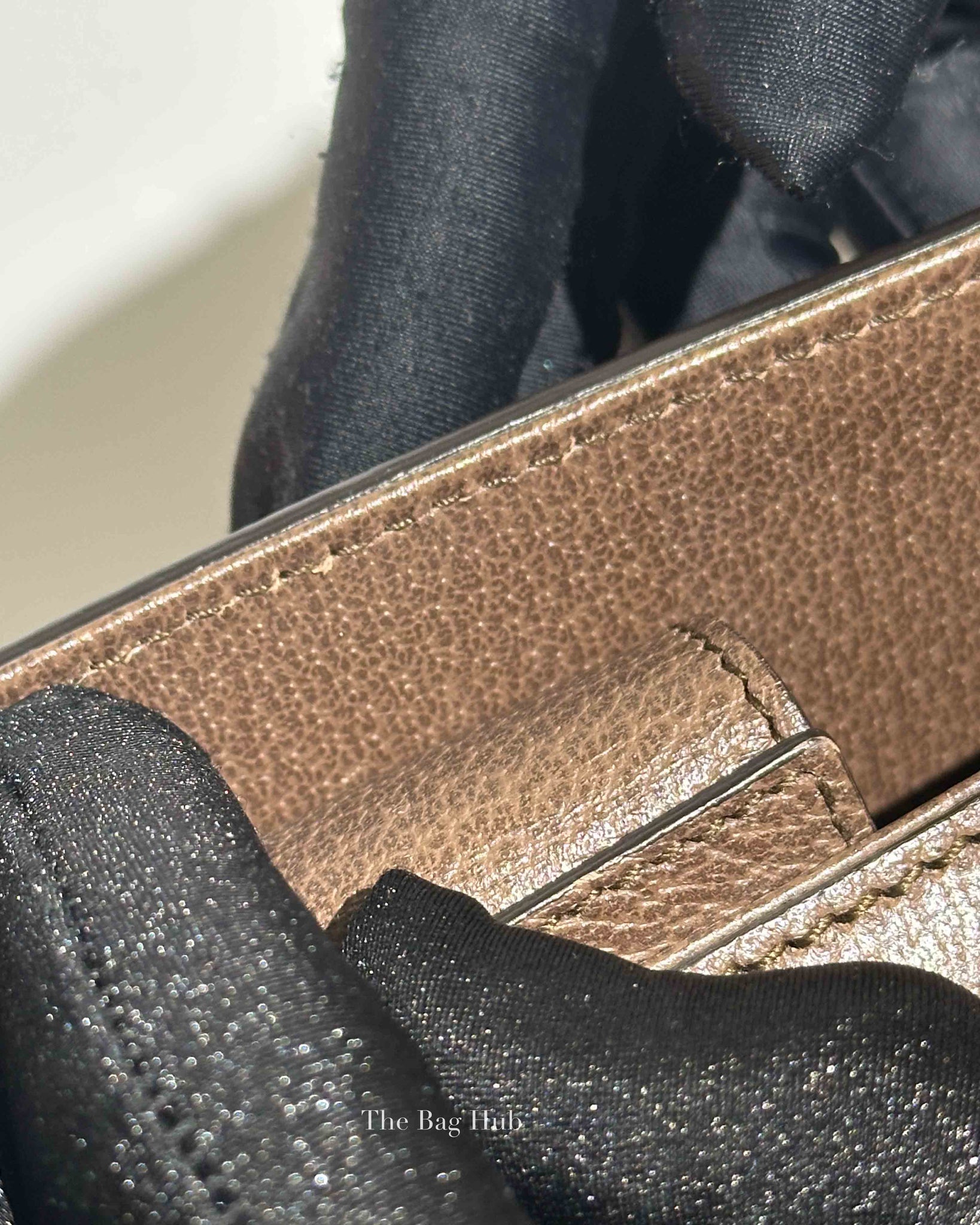 Gucci Brown Monogram Canvas Ophidia GG Supreme Medium Tote Bag