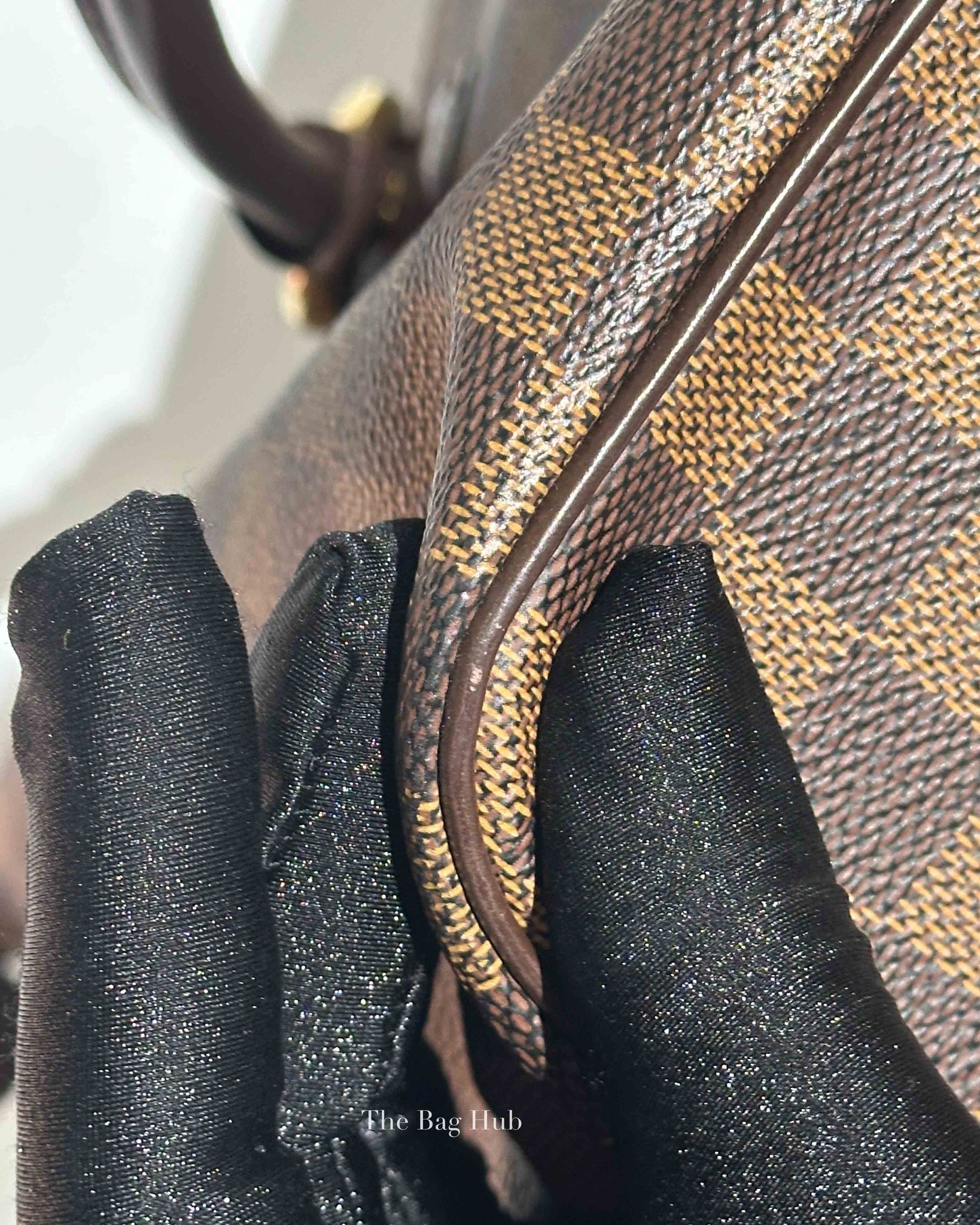 Louis Vuitton Damier Ebene Canvas Saleya PM Bag