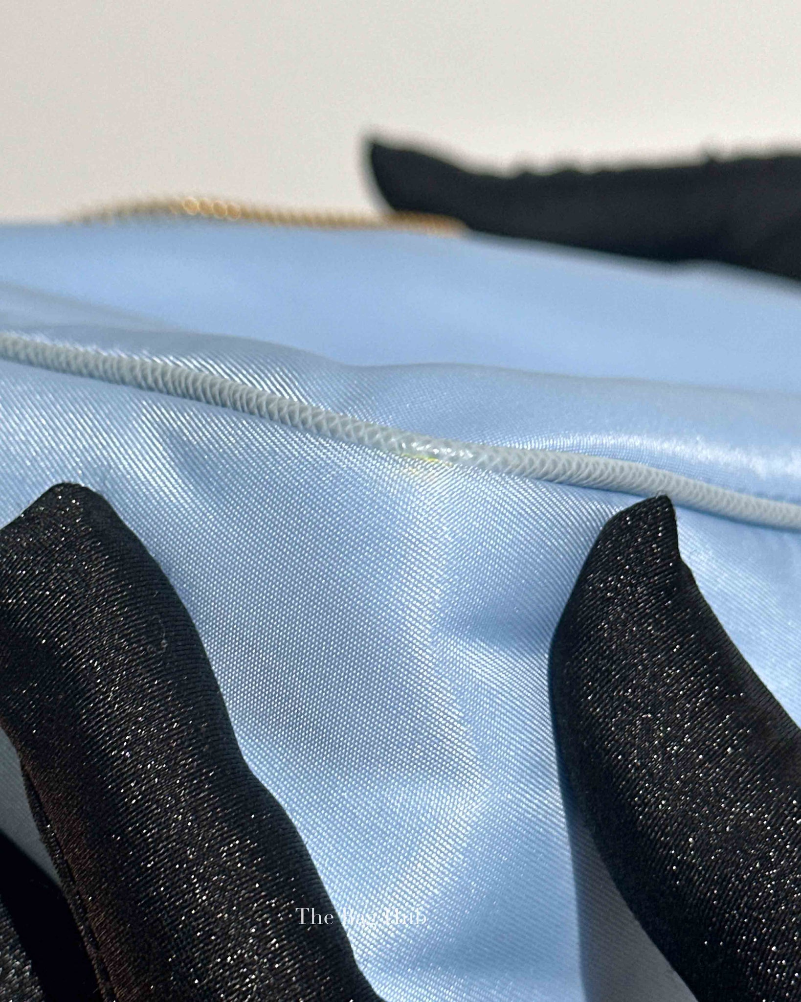 Prada Celeste 1 Tessuto/Saffiano Re-Edition 2005 Mini Bag 1NE204