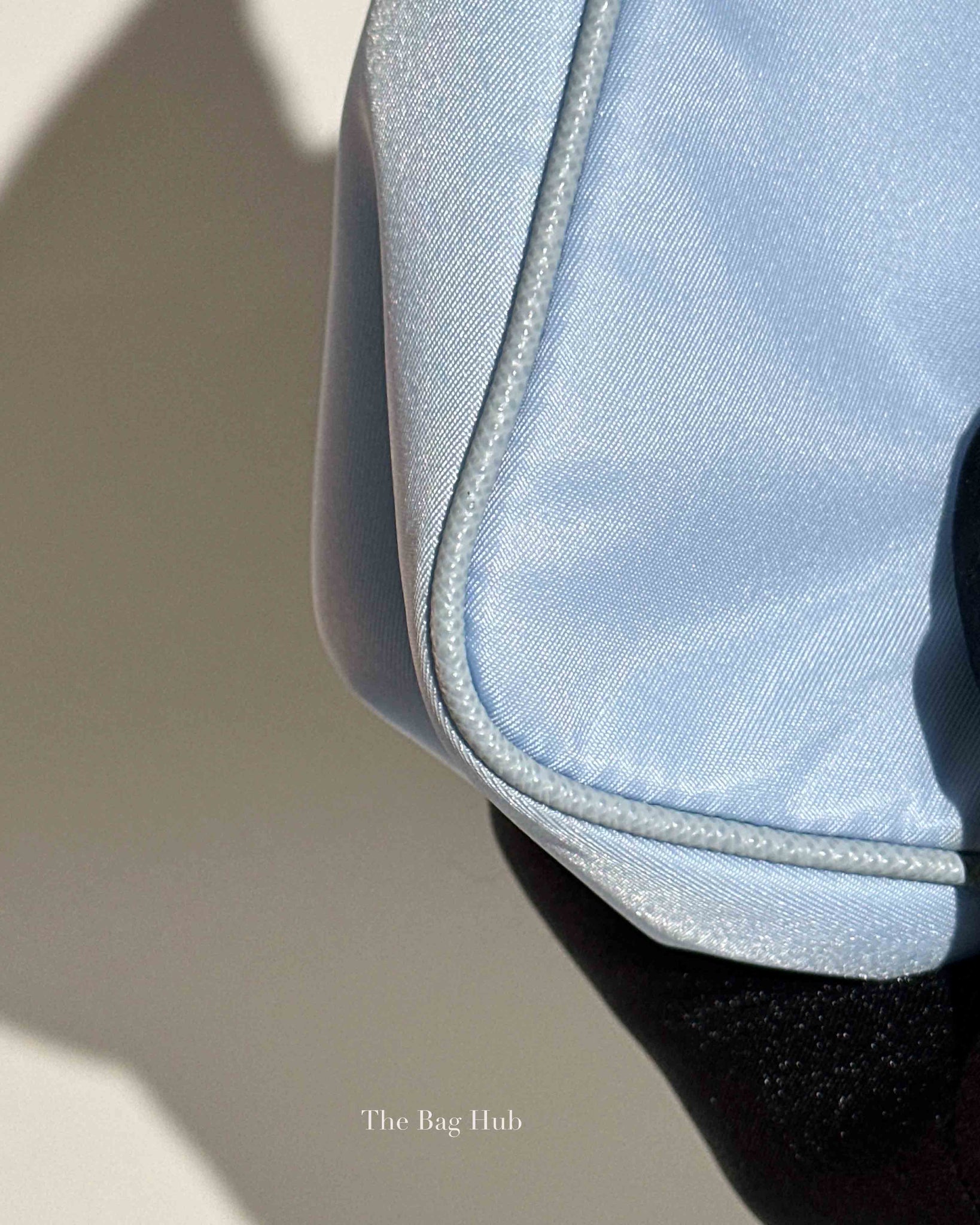 Prada Celeste 1 Tessuto/Saffiano Re-Edition 2005 Mini Bag 1NE204