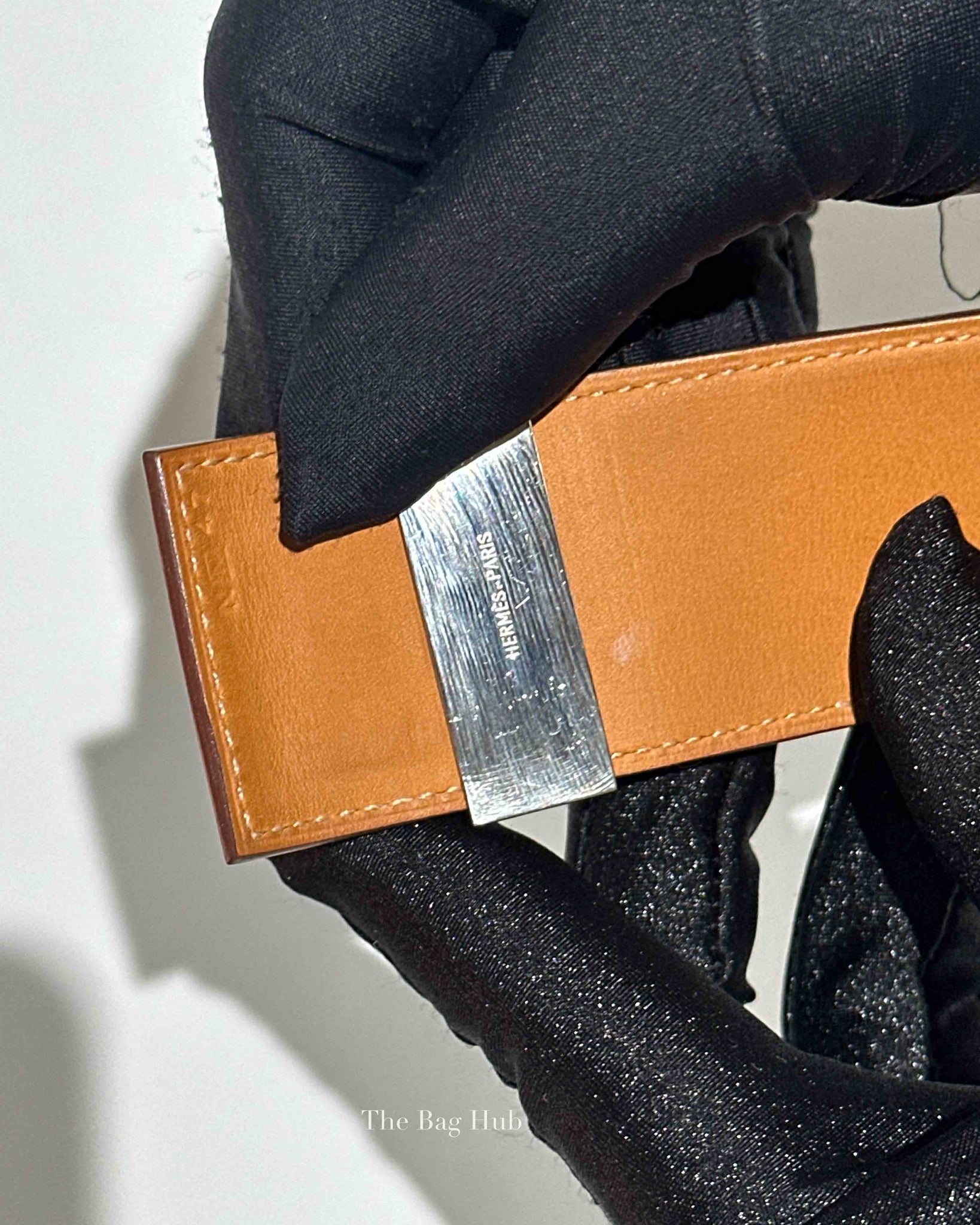 Hermes Rouge Casaque Leather Collier de Chien L Bracelet