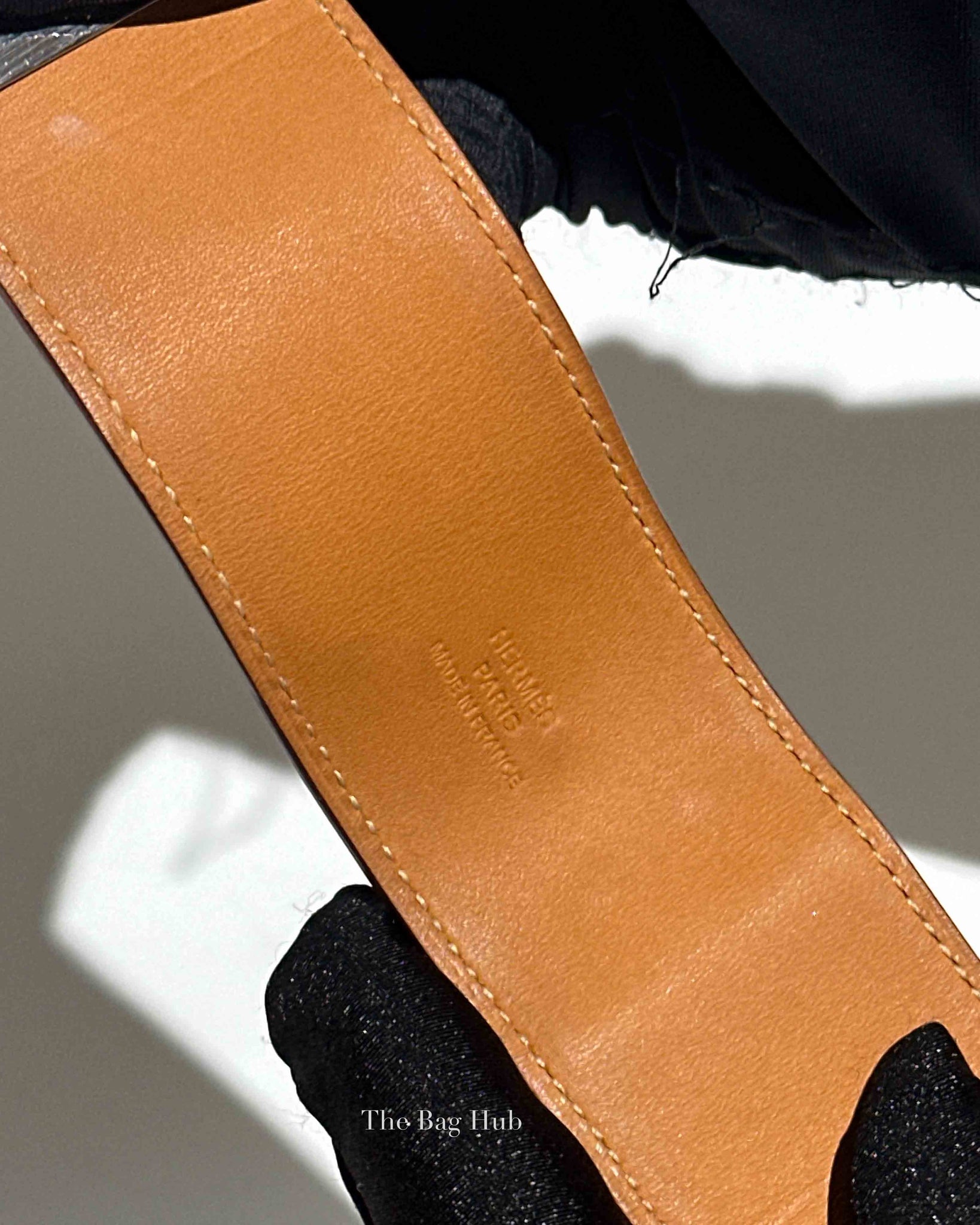 Hermes Rouge Casaque Leather Collier de Chien L Bracelet