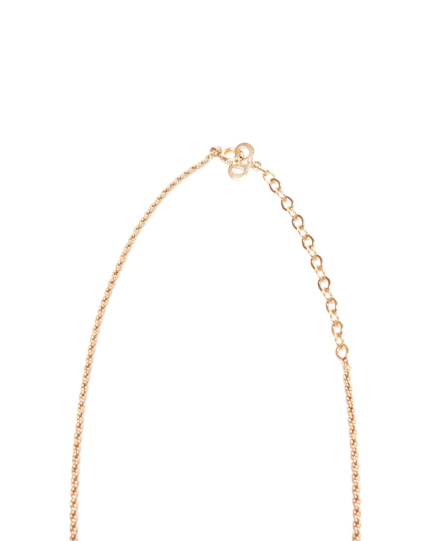Dior Gold-Tone Metal Heart Pendant Necklace