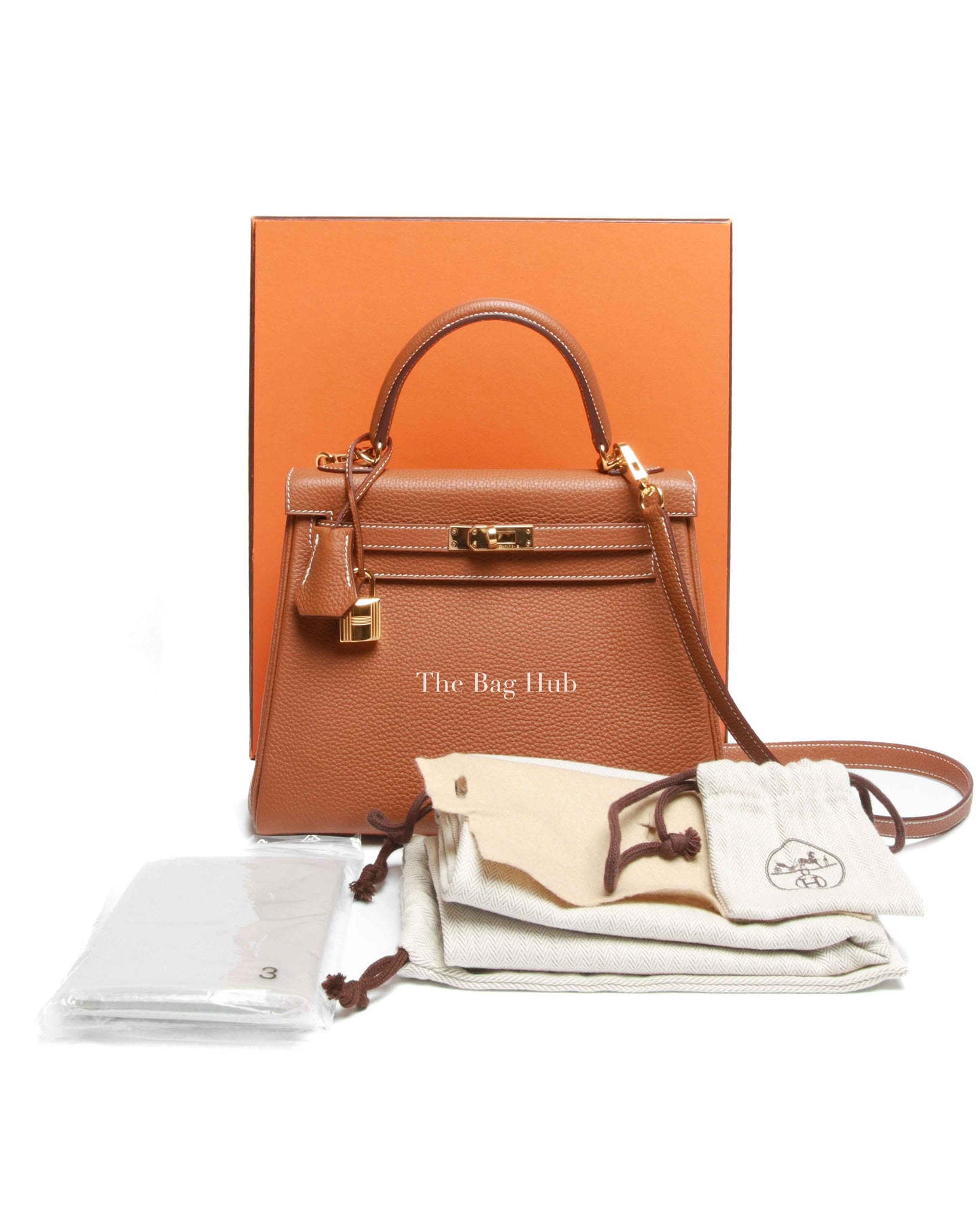 Hermes Gold Togo Kelly Retourne 25 GHW