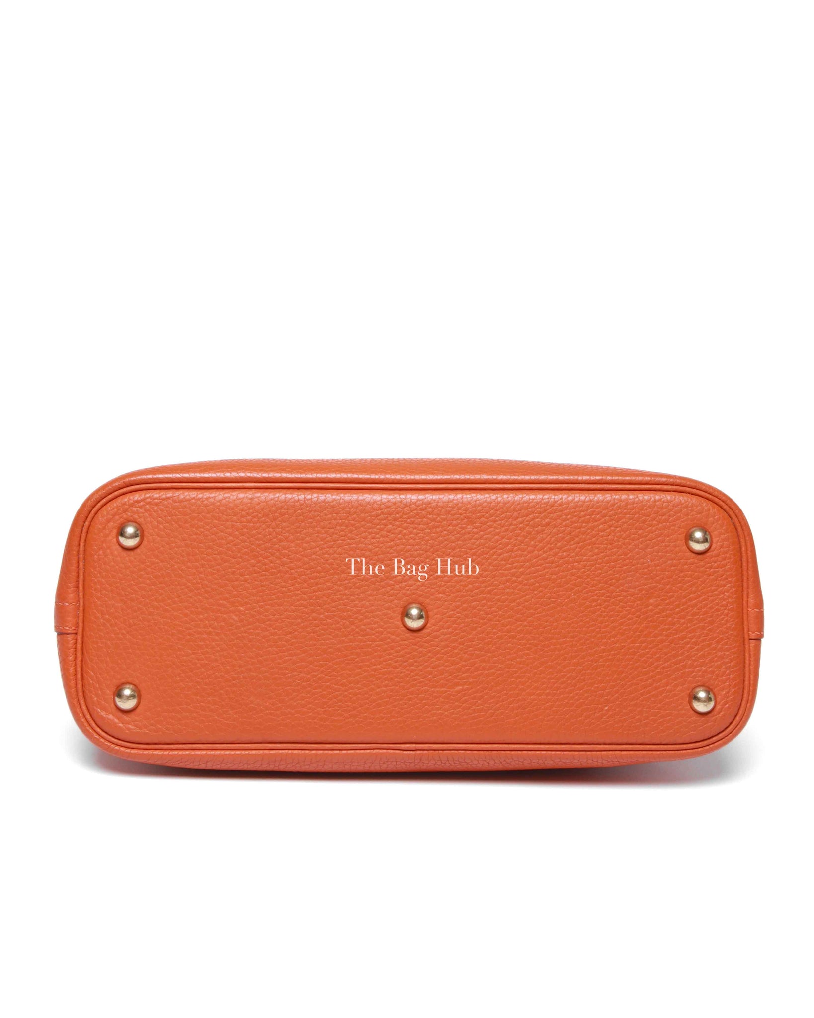 Hermes Orange Taurillon Clemence Bolide 31 Bag GHW