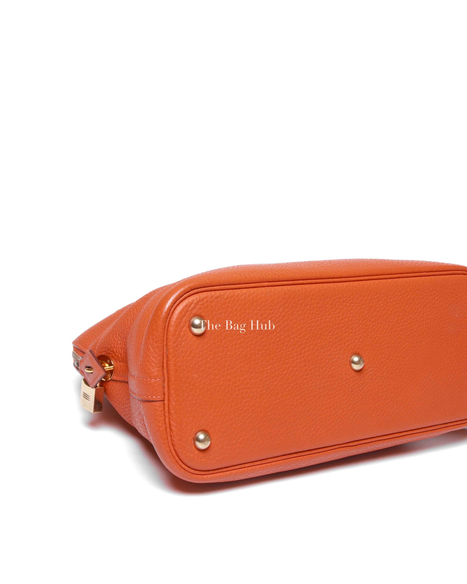 Hermes Orange Taurillon Clemence Bolide 31 Bag GHW