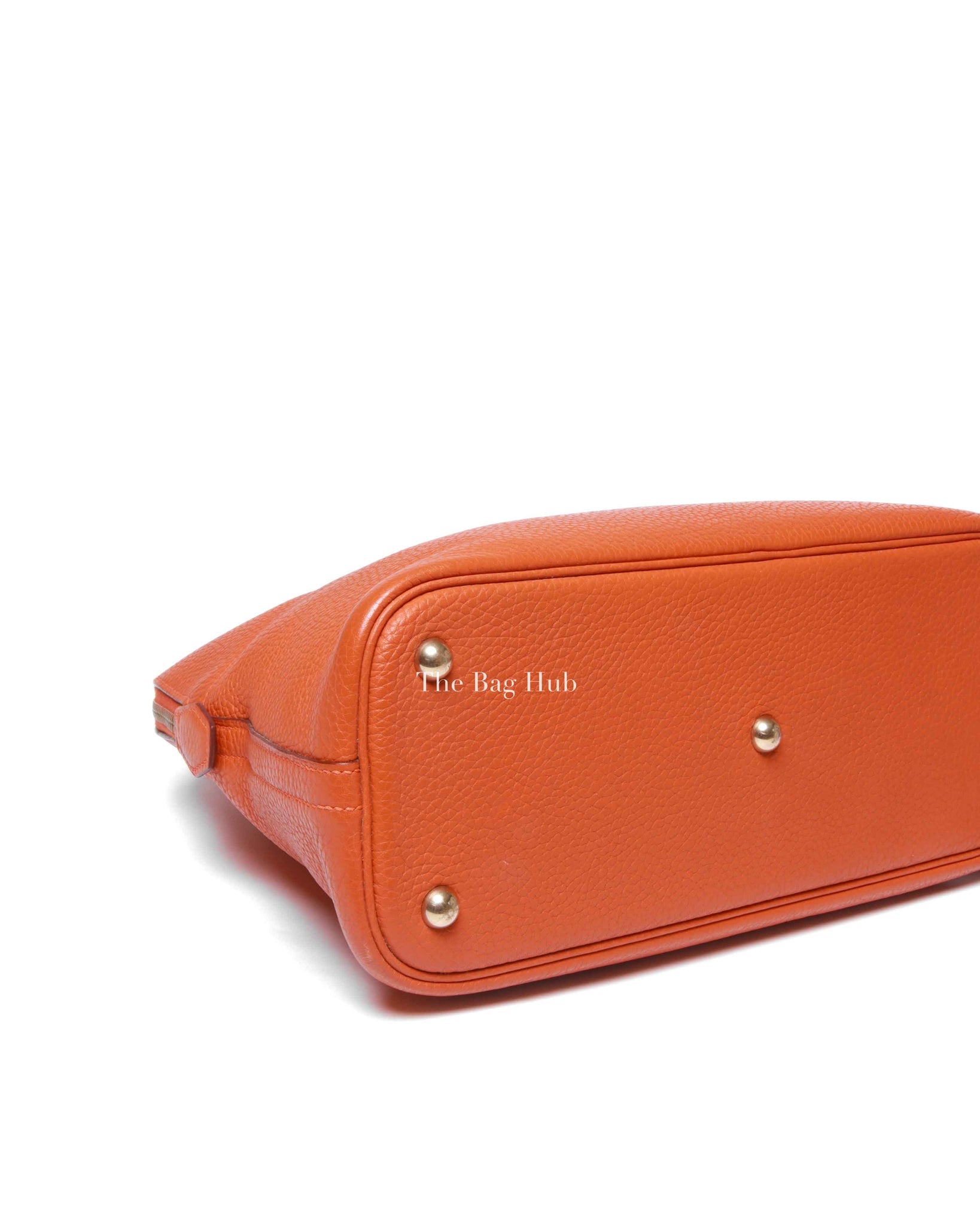 Hermes Orange Taurillon Clemence Bolide 31 Bag GHW