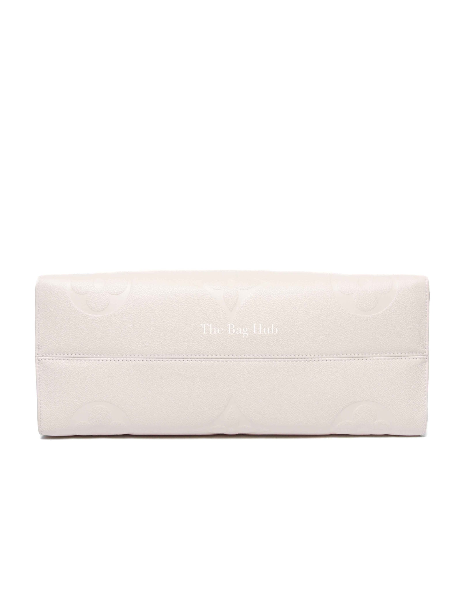 Louis Vuitton Cream Monogram Empreinte Leather OnTheGo GM Bag