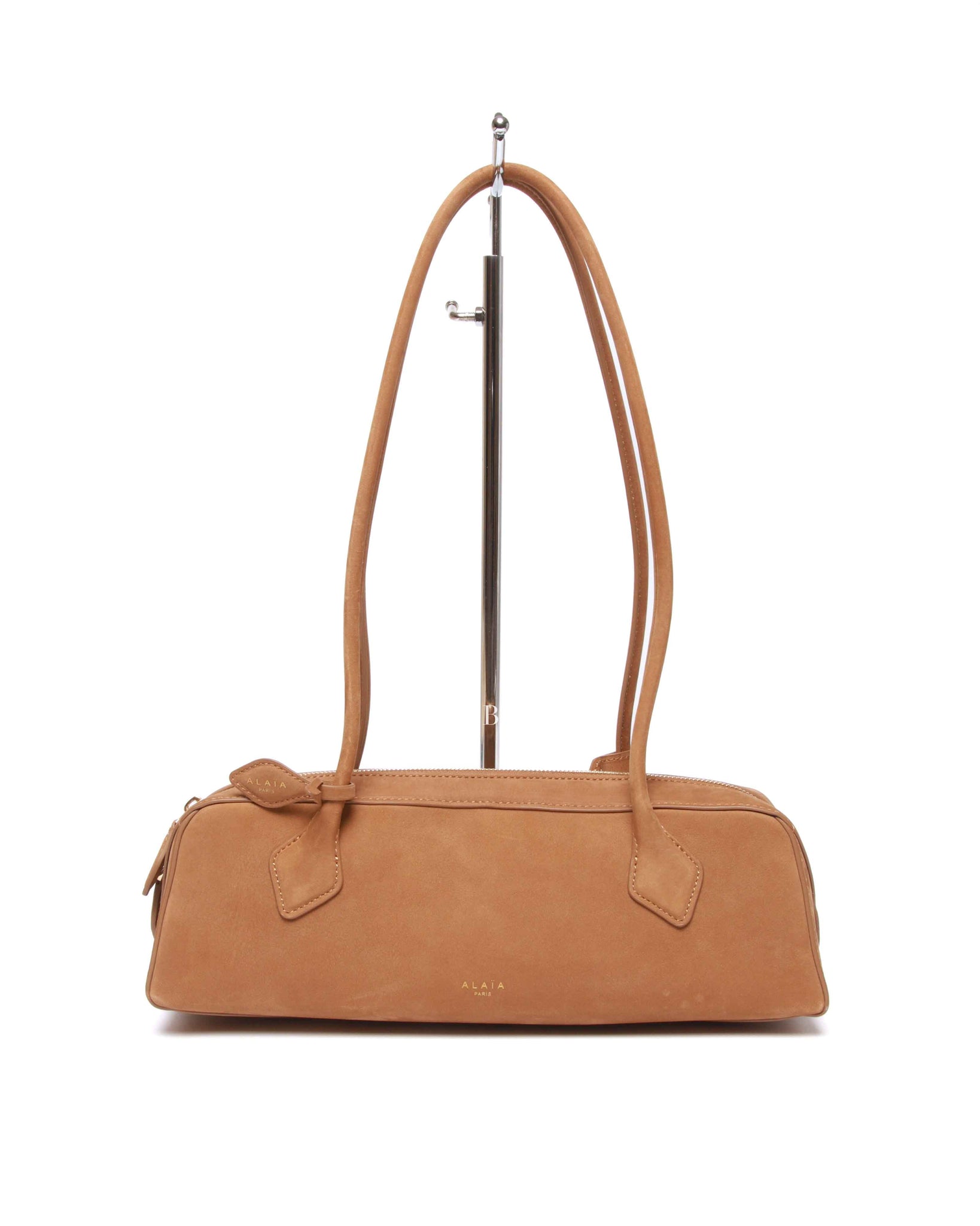 Alaia Brown Suede Goatskin Le Teckel Bag
