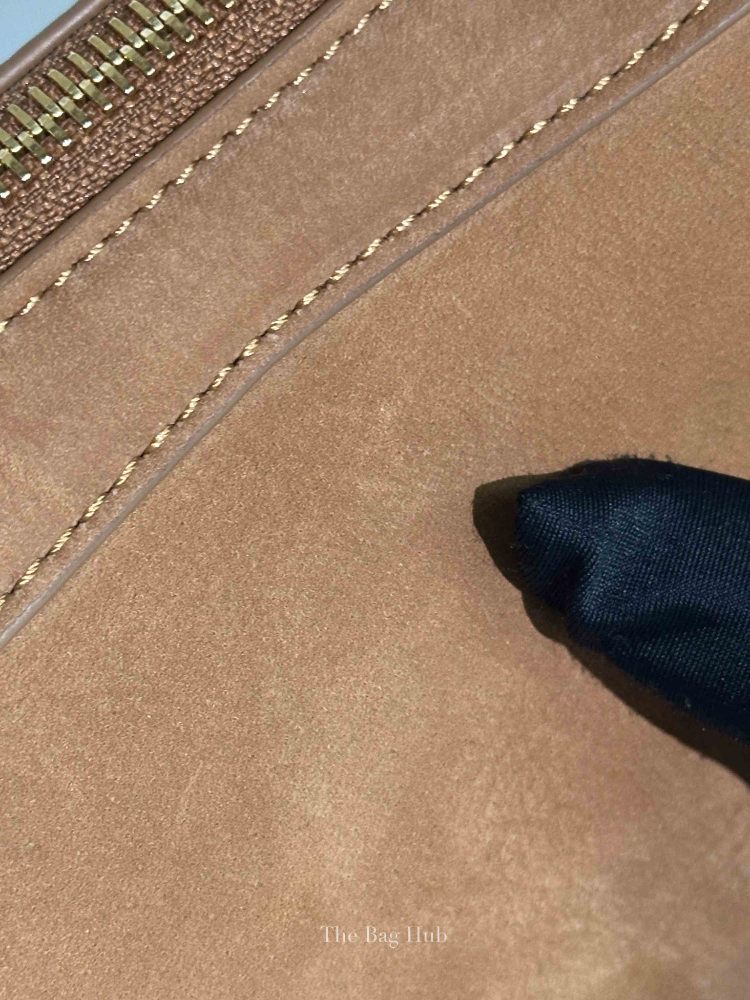 Alaia Brown Suede Goatskin Le Teckel Bag