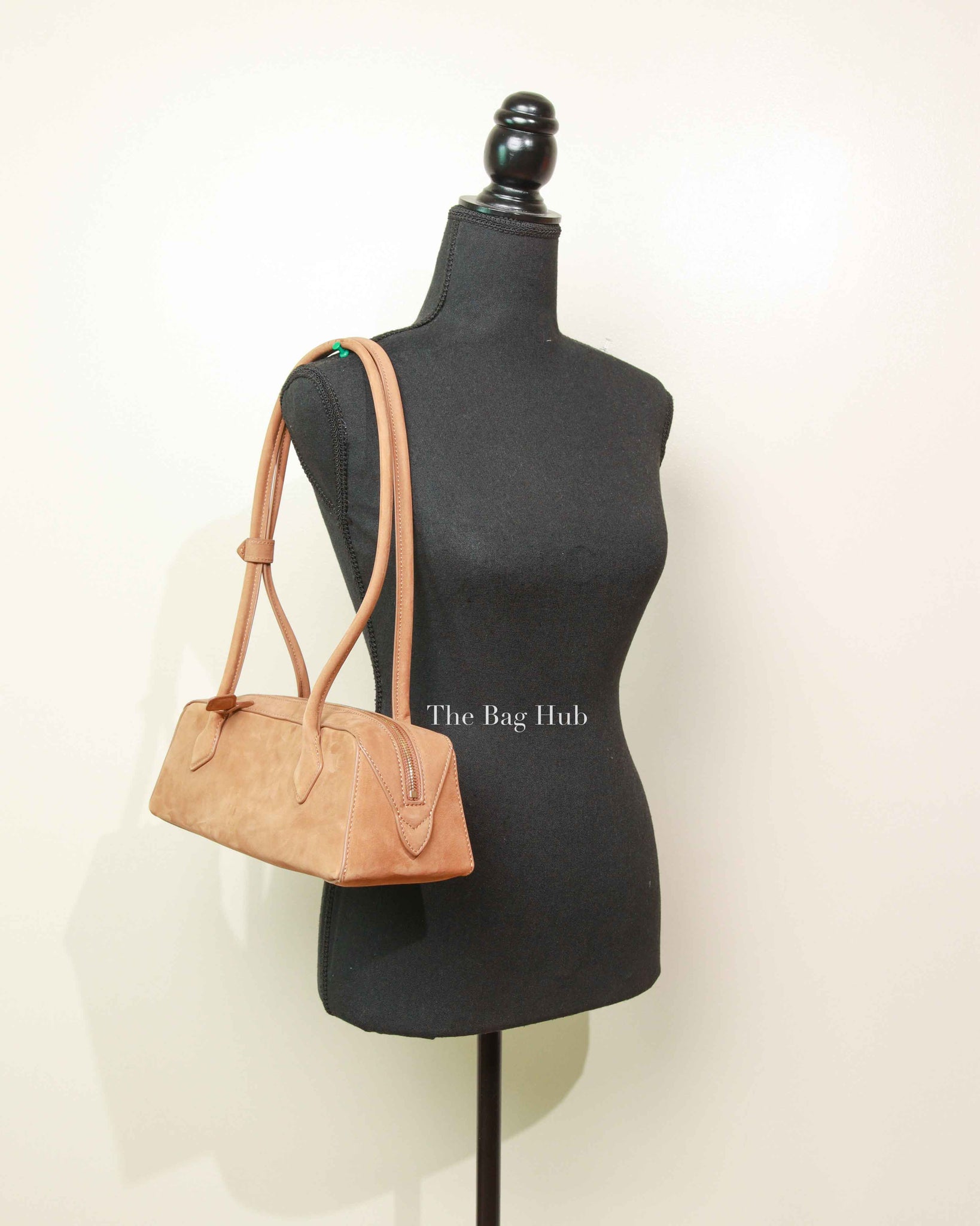 Alaia Brown Suede Goatskin Le Teckel Bag