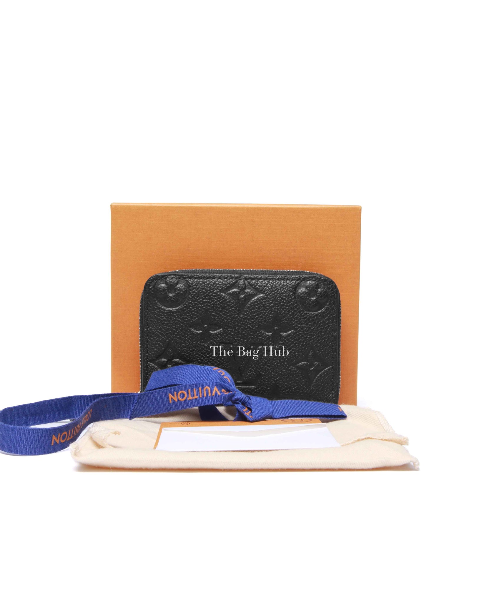 Louis Vuitton Black Monogram Empreinte Leather Zippy Coin Purse