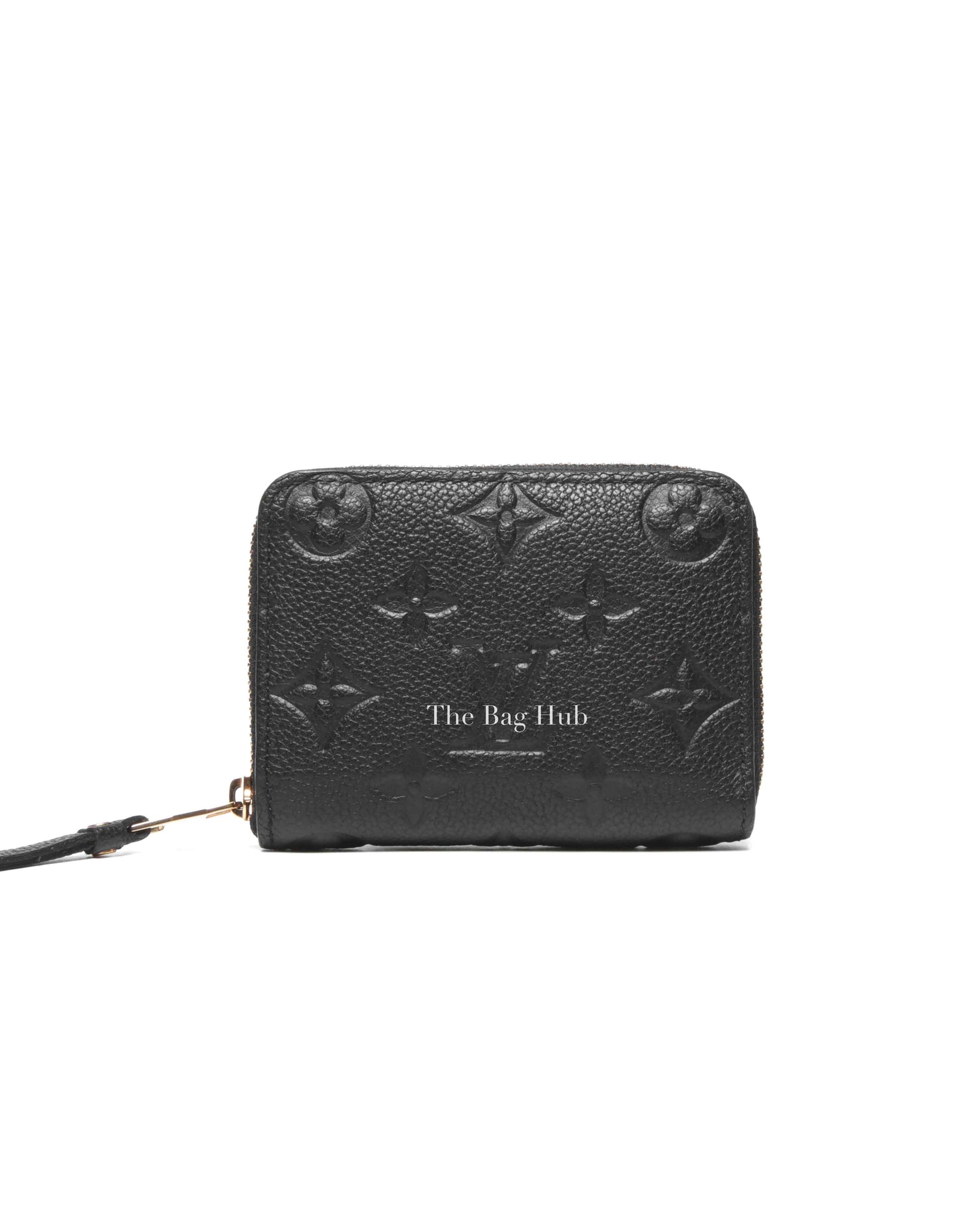 Louis Vuitton Black Monogram Empreinte Leather Zippy Coin Purse