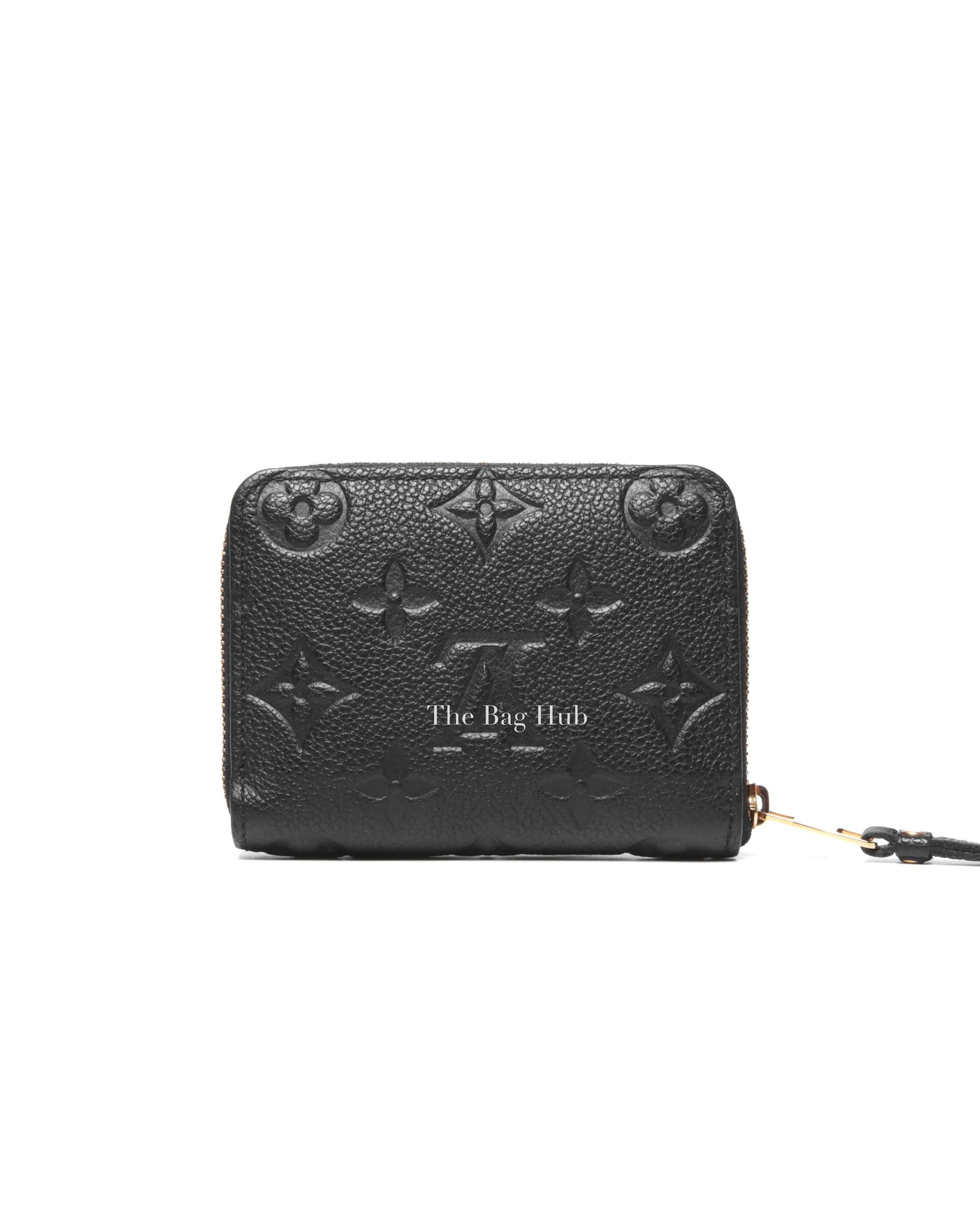 Louis Vuitton Black Monogram Empreinte Leather Zippy Coin Purse