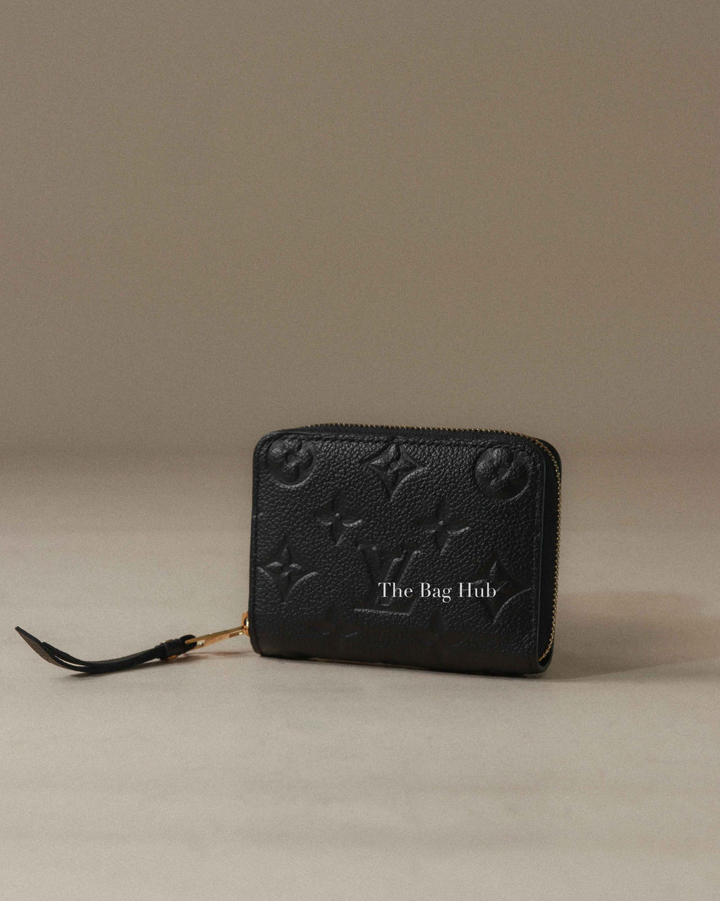 Louis Vuitton Black Monogram Empreinte Leather Zippy Coin Purse