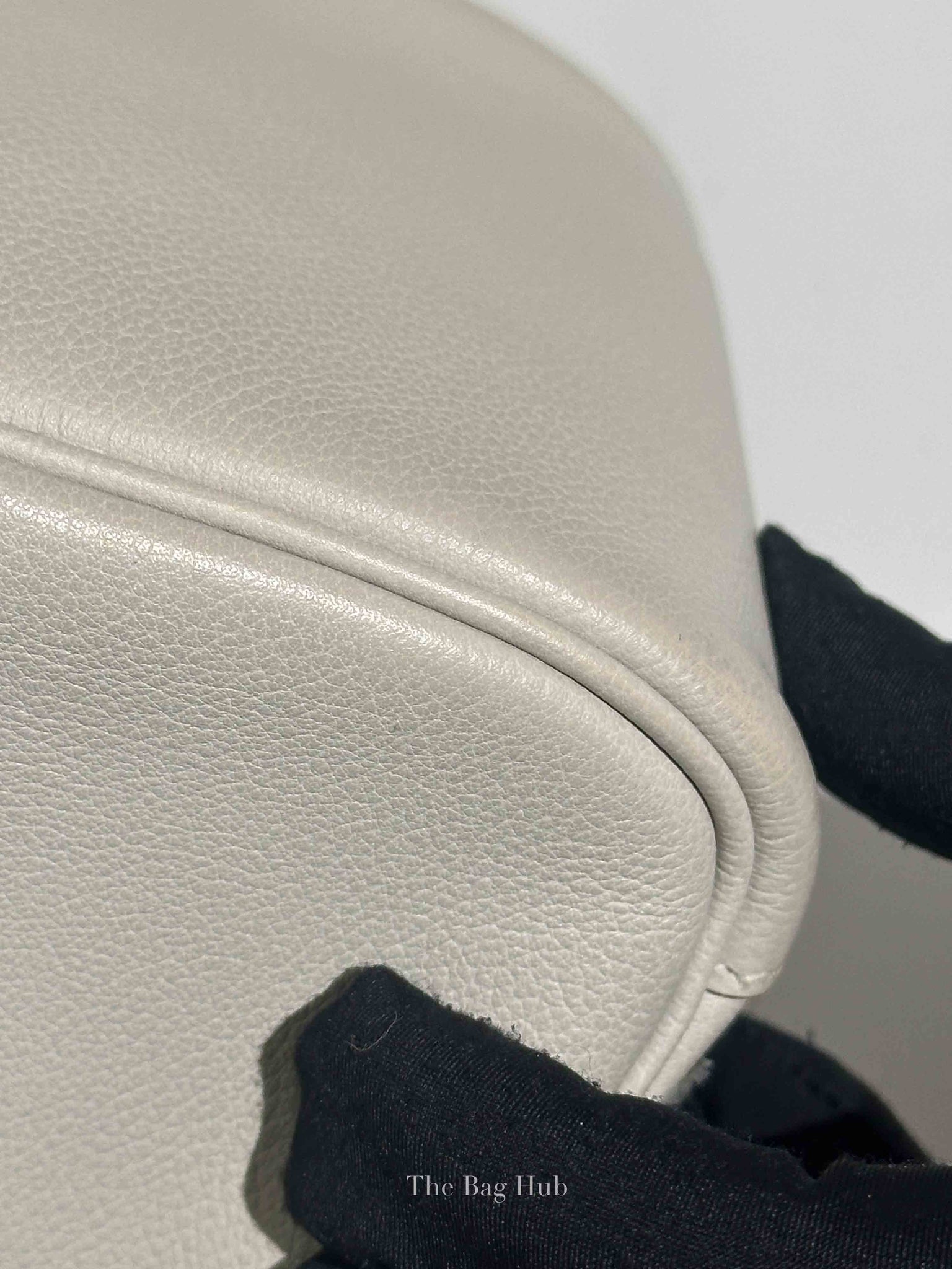 Hermes Gris Perle Evercolor Lindy 30 Bag PHW