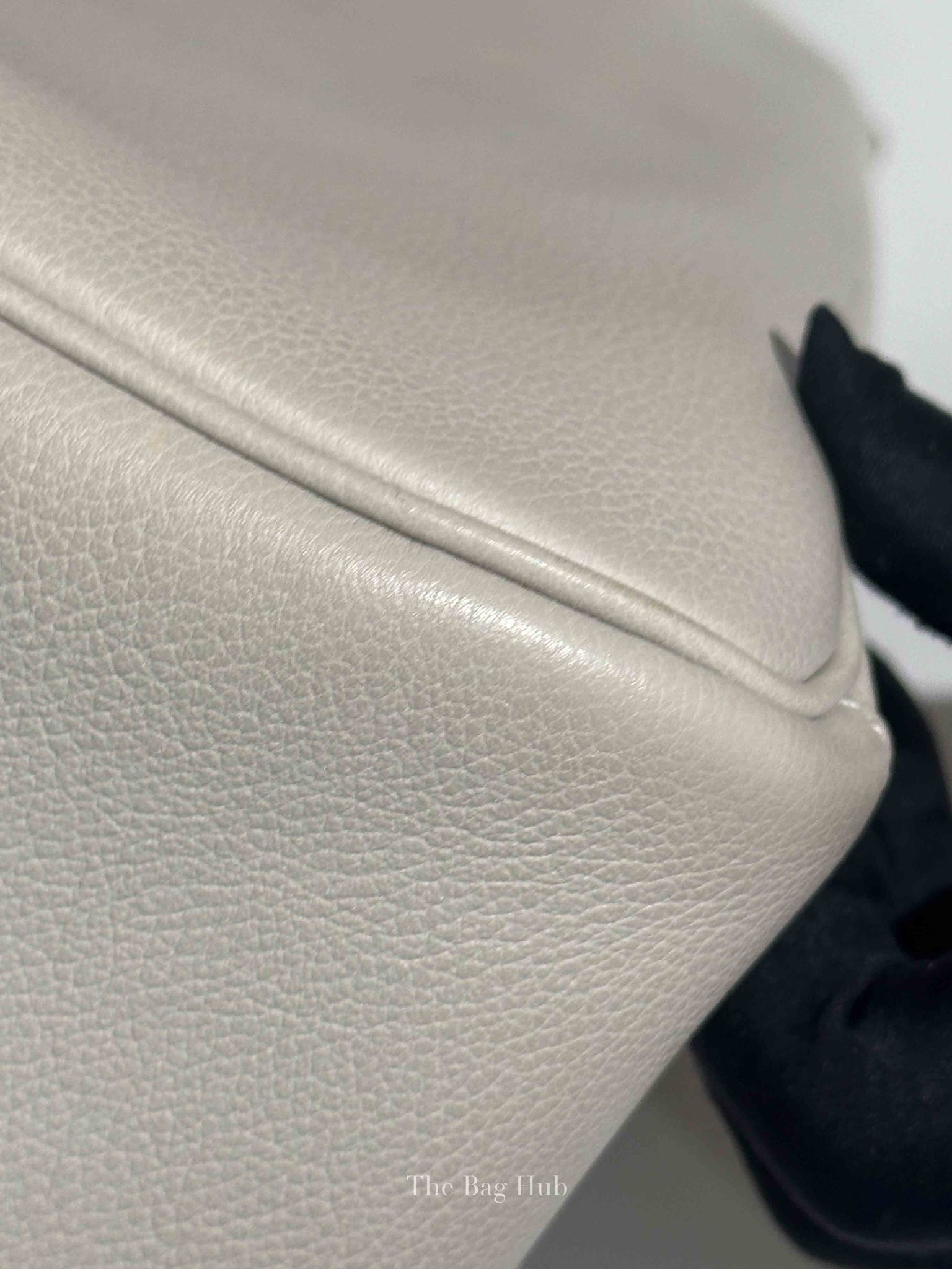 Hermes Gris Perle Evercolor Lindy 30 Bag PHW