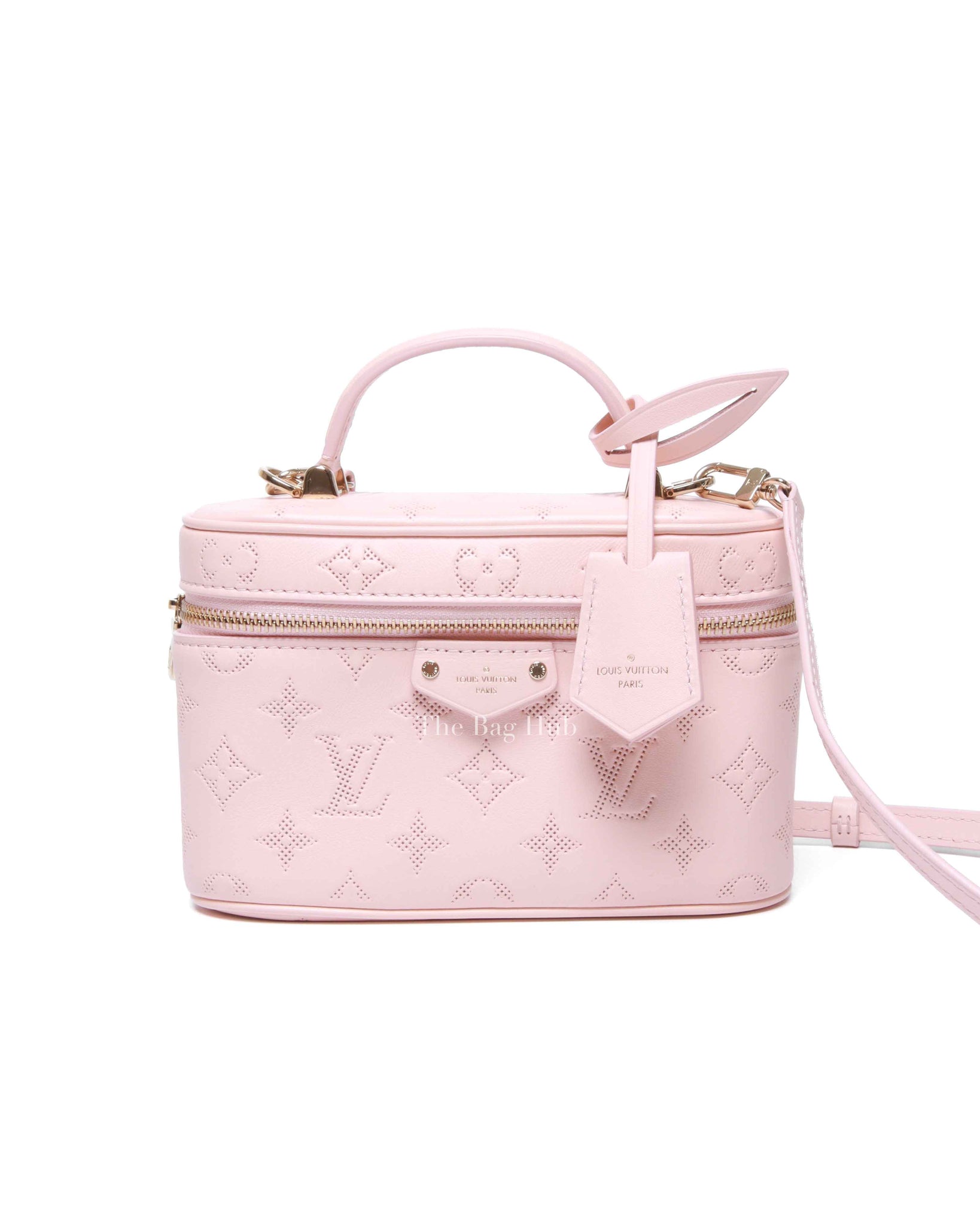 Louis Vuitton Rose Jasmine Pink Leather Vanity Pouch