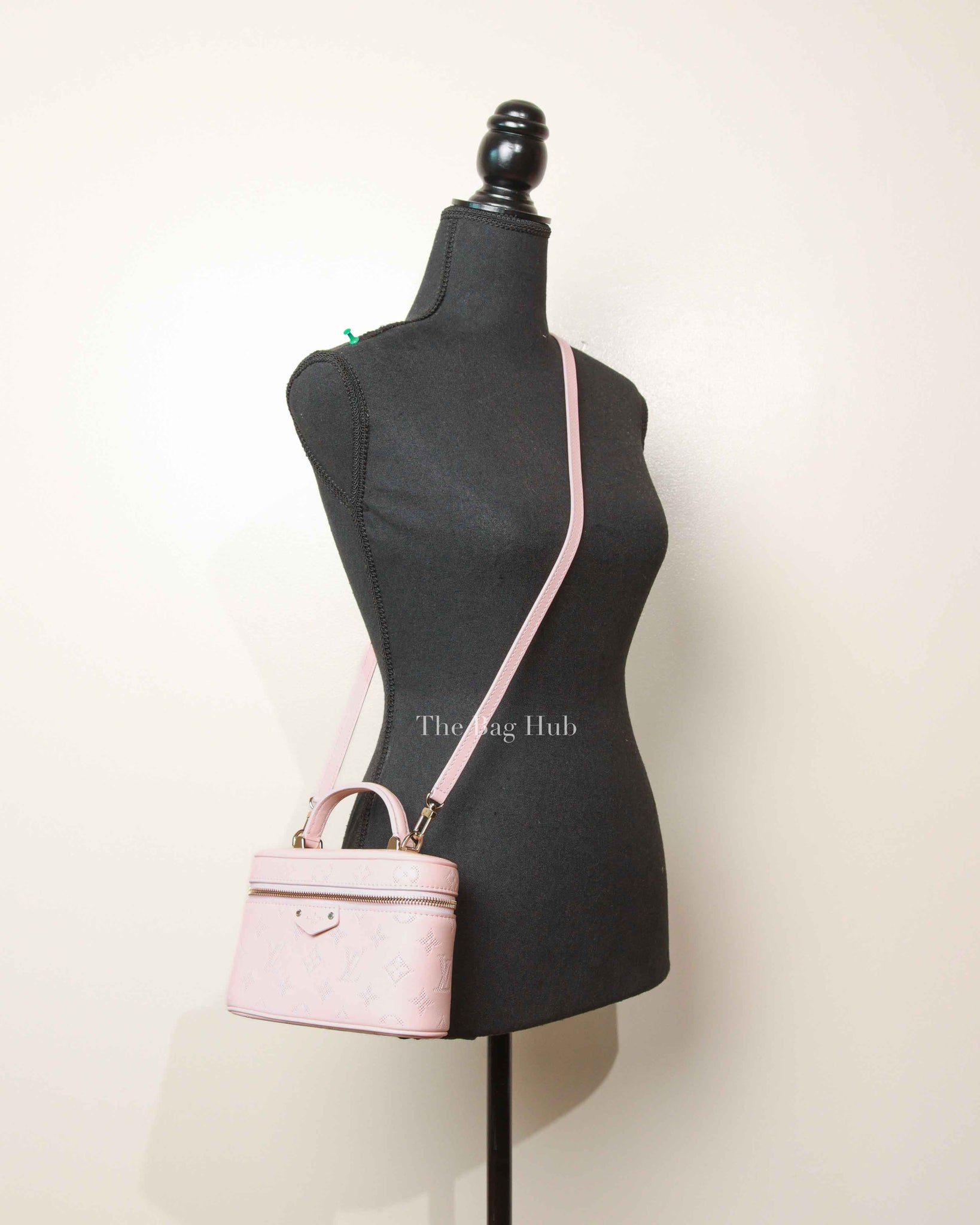 Louis Vuitton Rose Jasmine Pink Leather Vanity Pouch