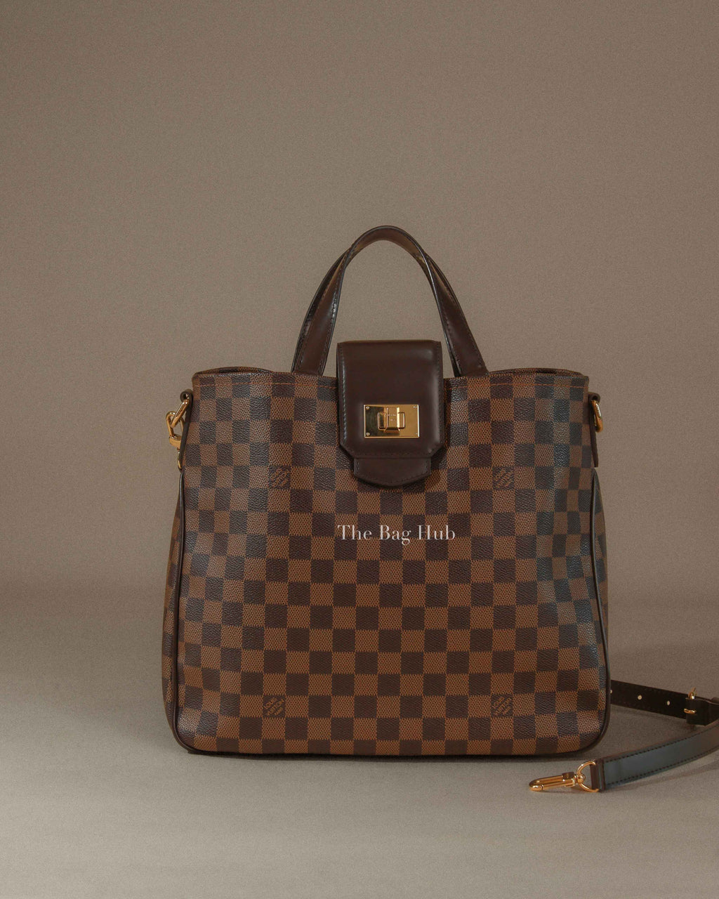 Louis Vuitton Damier Ebene Canvas Cabas Rosebery Bag