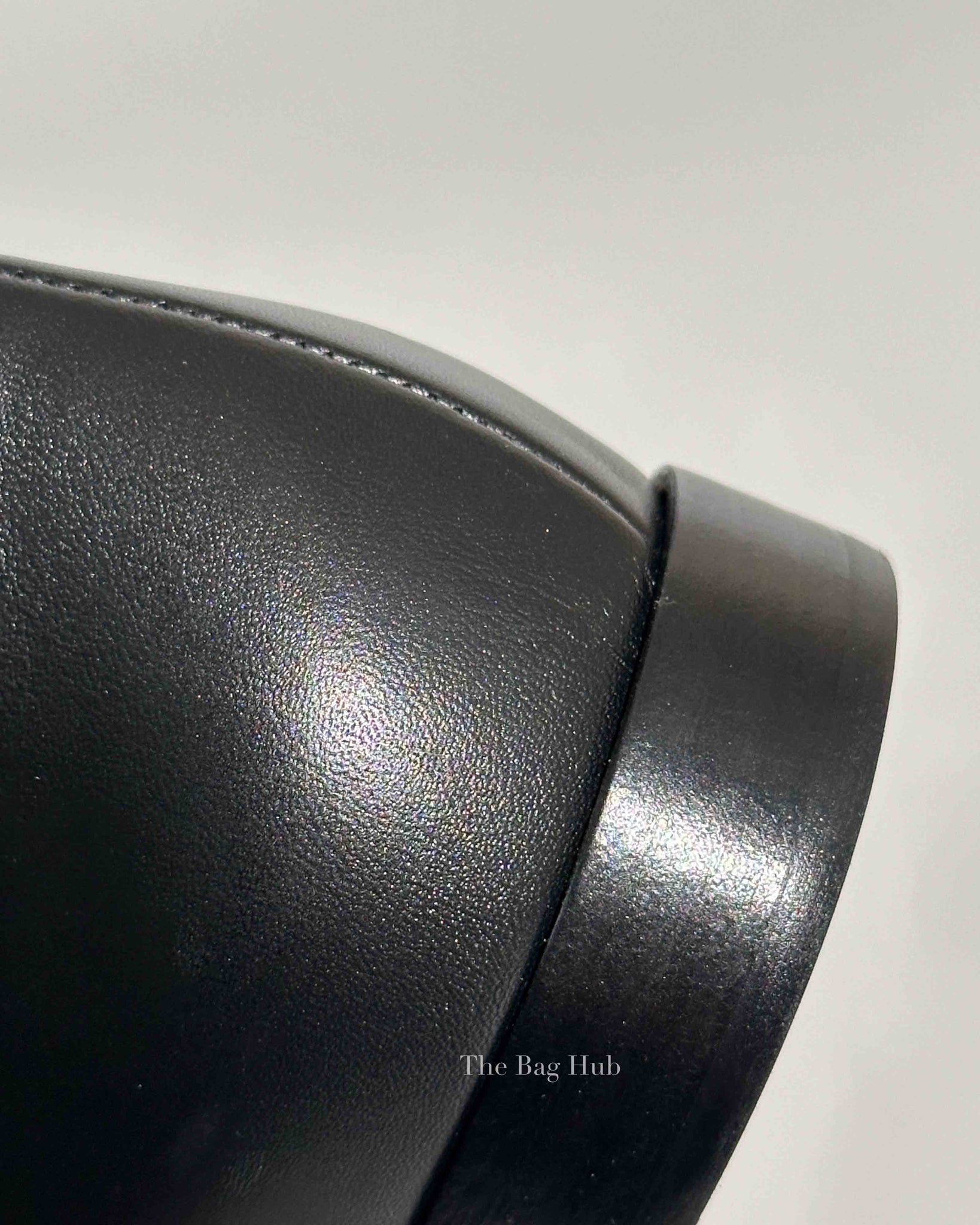 Givenchy Black/White Calfskin Graphic Ankle Strap Ballerina Flats Size 38