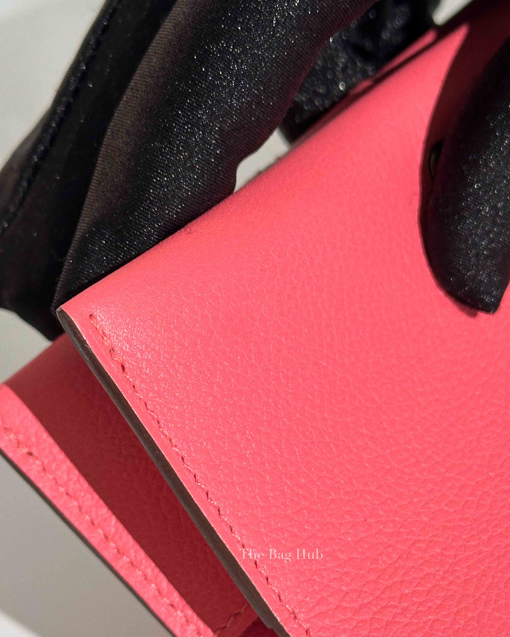 Hermes Rose Azalee Evercolor Calfskin R.M.S Passport Holder PHW